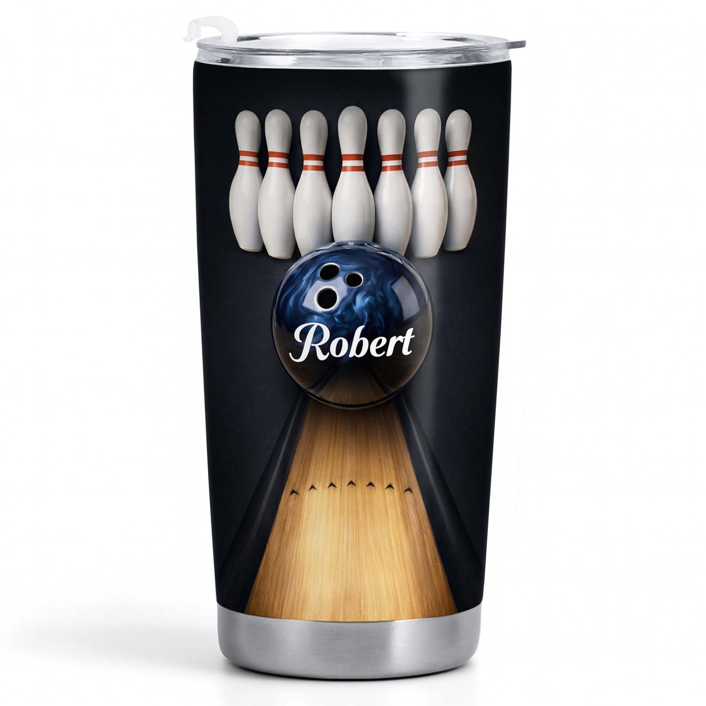 Celebrate Every Strike Bowling Tumbler - Personalized Custom Stainless Steel Tumbler 20oz 30oz - HOB066_TB
