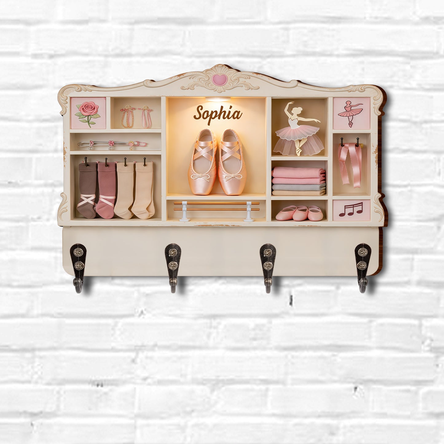 A Beautiful Ballerina Dancing With Ballet Shoes And Tutu