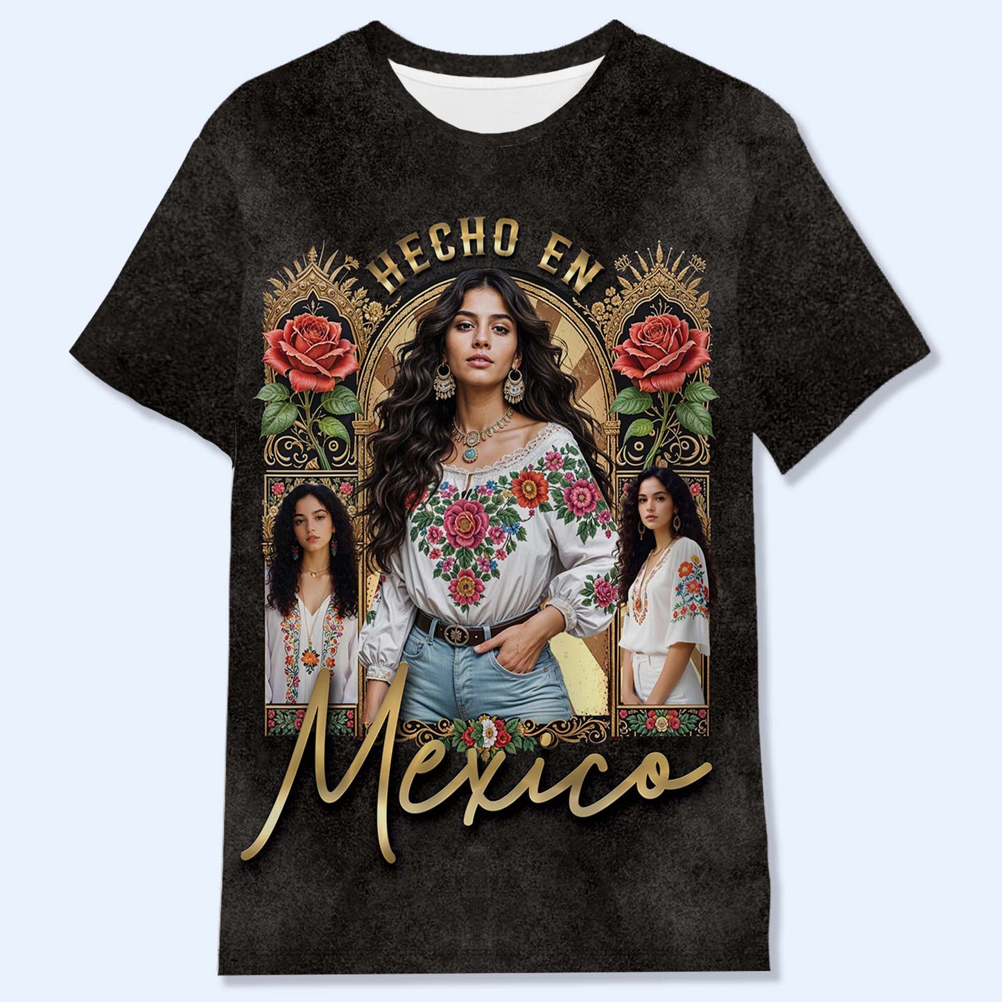 T-shirt unisexe personnalisé imprimé intégral - H031_3T