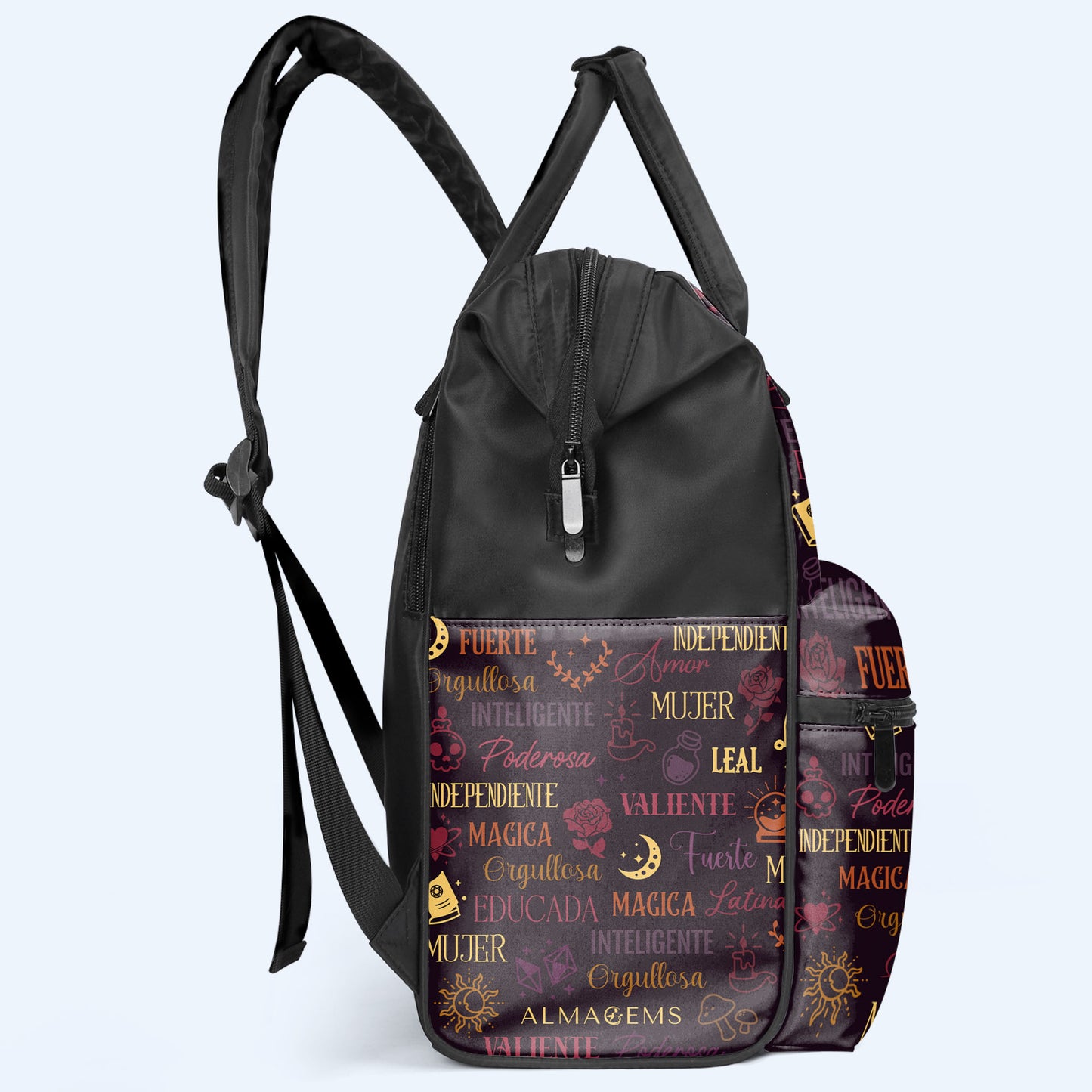 Yo Soy - Mochila de viaje personalizada con diseño de pico de pato - HS033_DKB