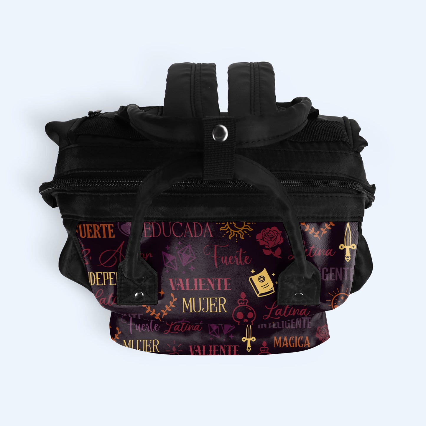 Yo Soy - Mochila de viaje personalizada con diseño de pico de pato - HS033_DKB