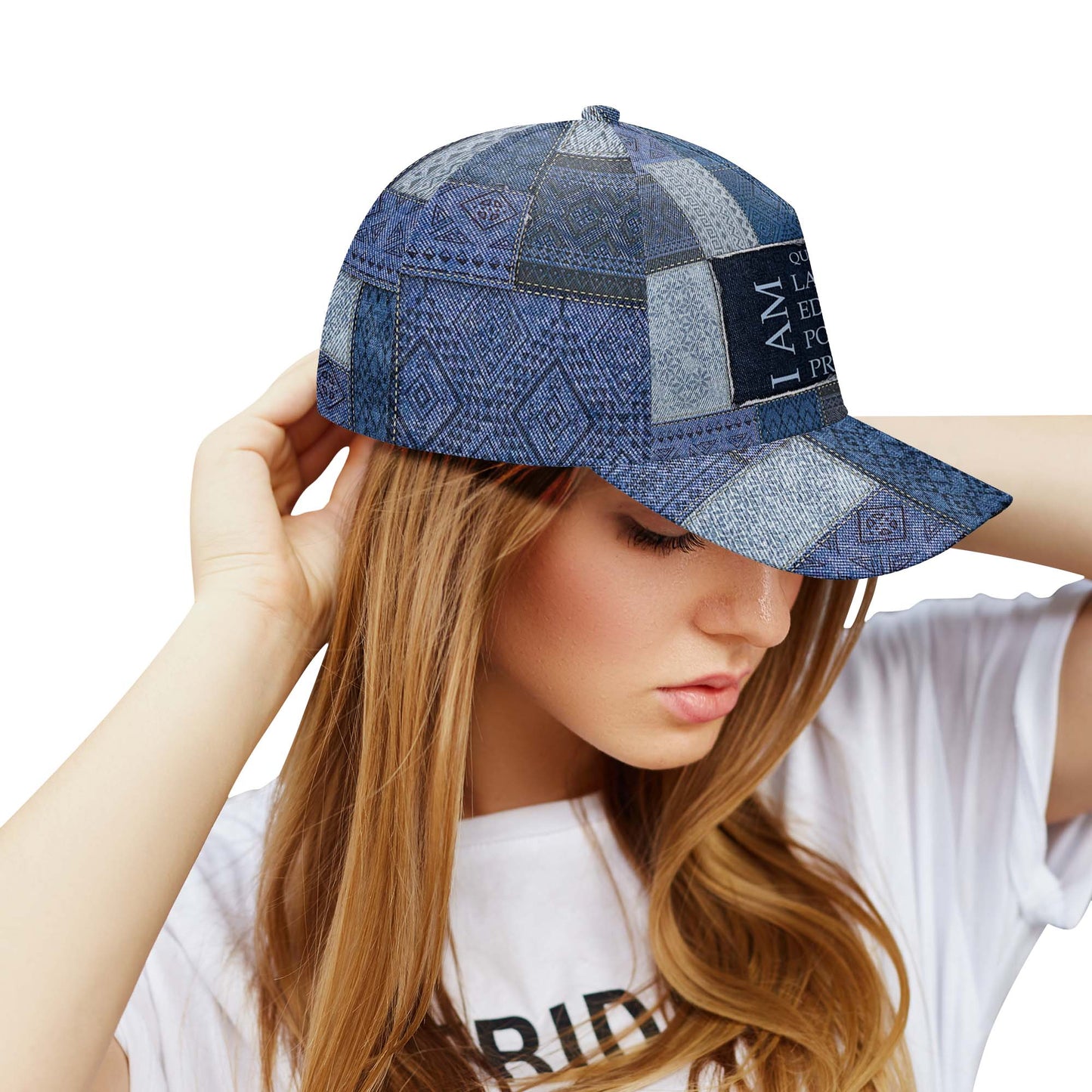 Je suis - Casquette de baseball personnalisée, imprimé intégral - HS036_BAC