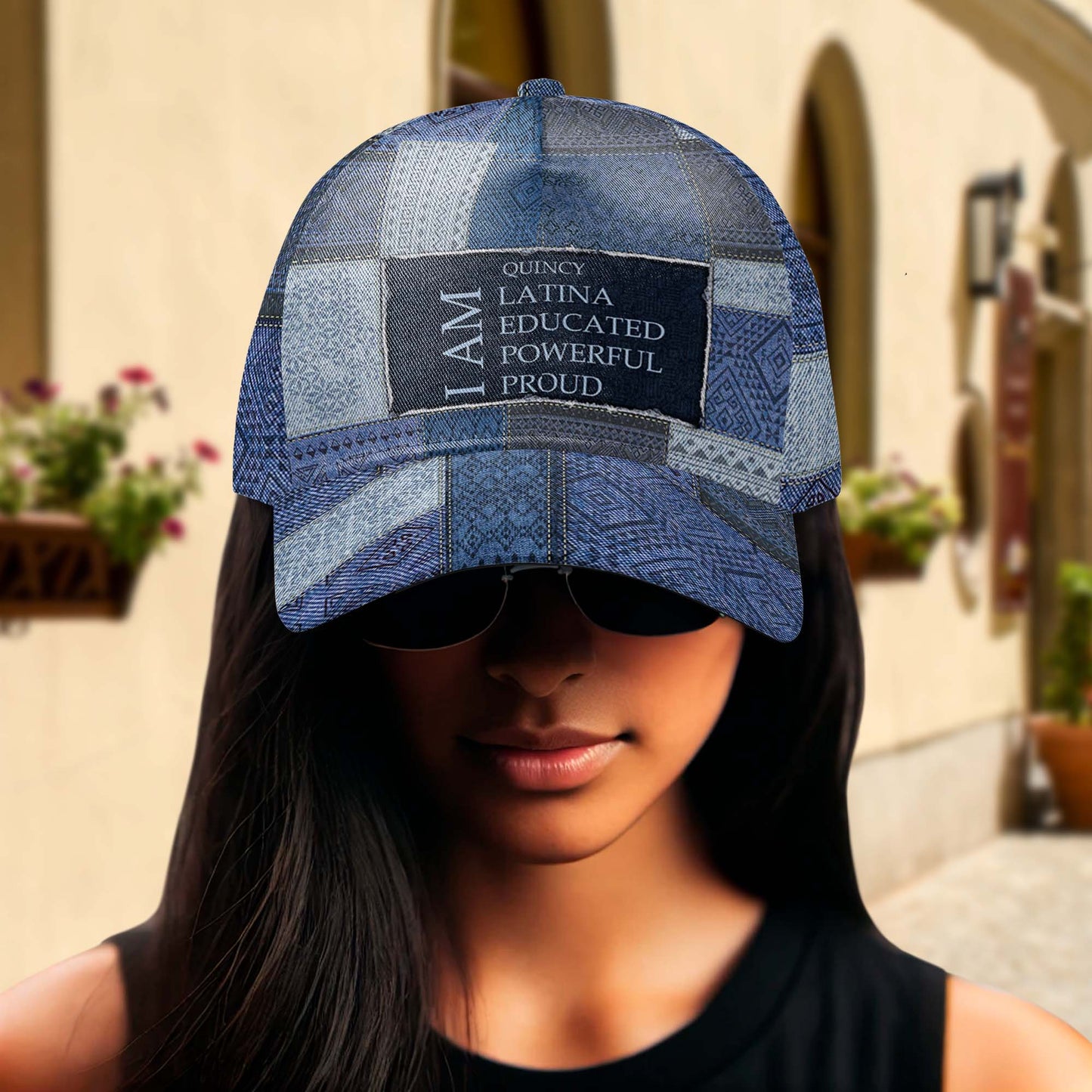 Je suis - Casquette de baseball personnalisée, imprimé intégral - HS036_BAC