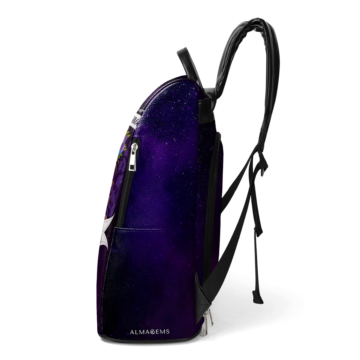 Ne sous-estimez jamais une reine hispanique - Sac à dos en cuir personnalisé - HS063_BP
