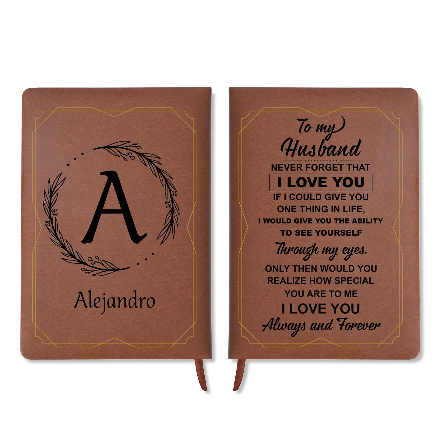 Never Forget That I Love You, Always And Forever Journal