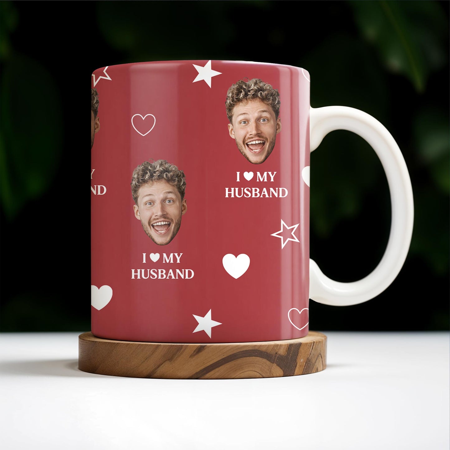 I Love My Husband With Hearts And Stars