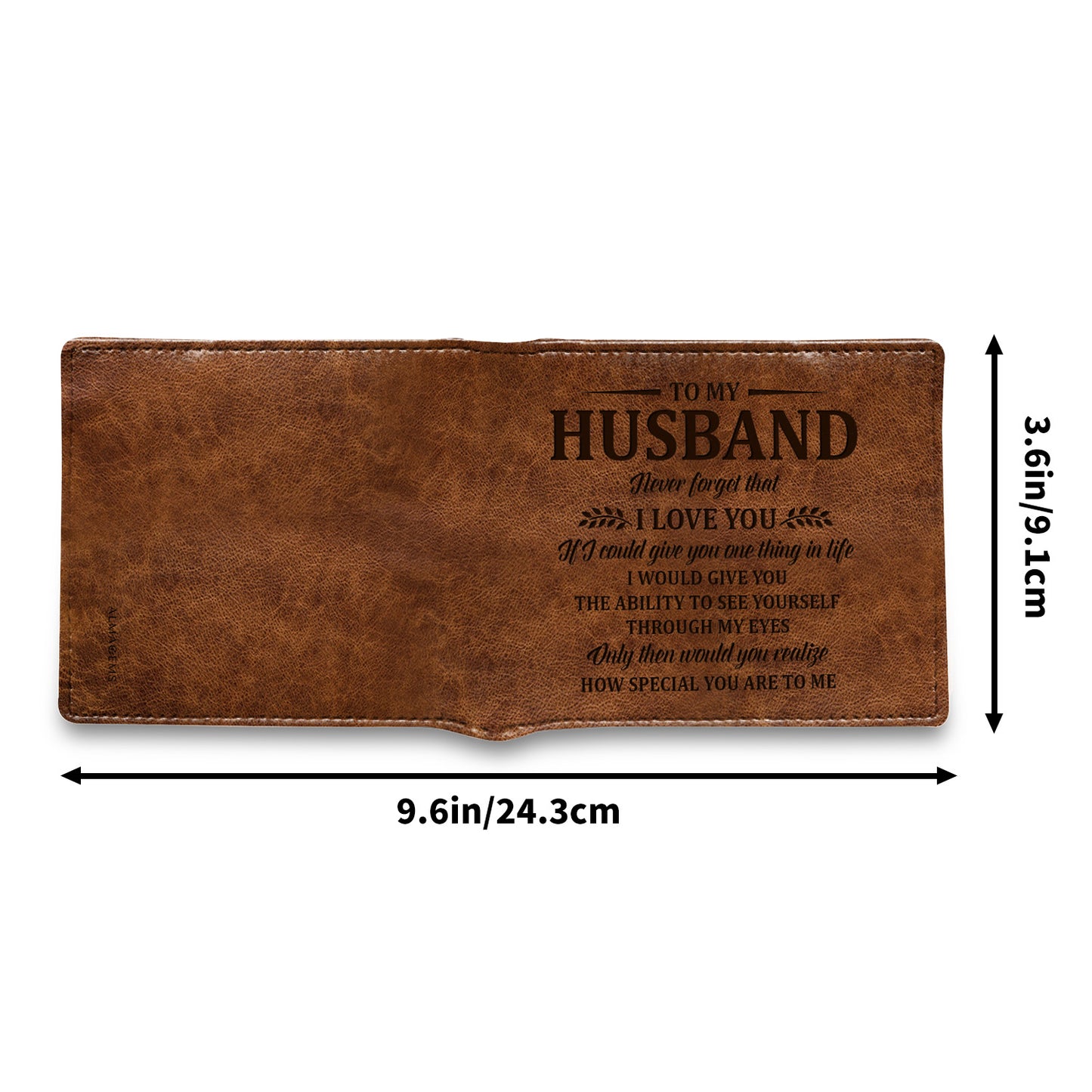 To My Husband Love You See Through My Eyes