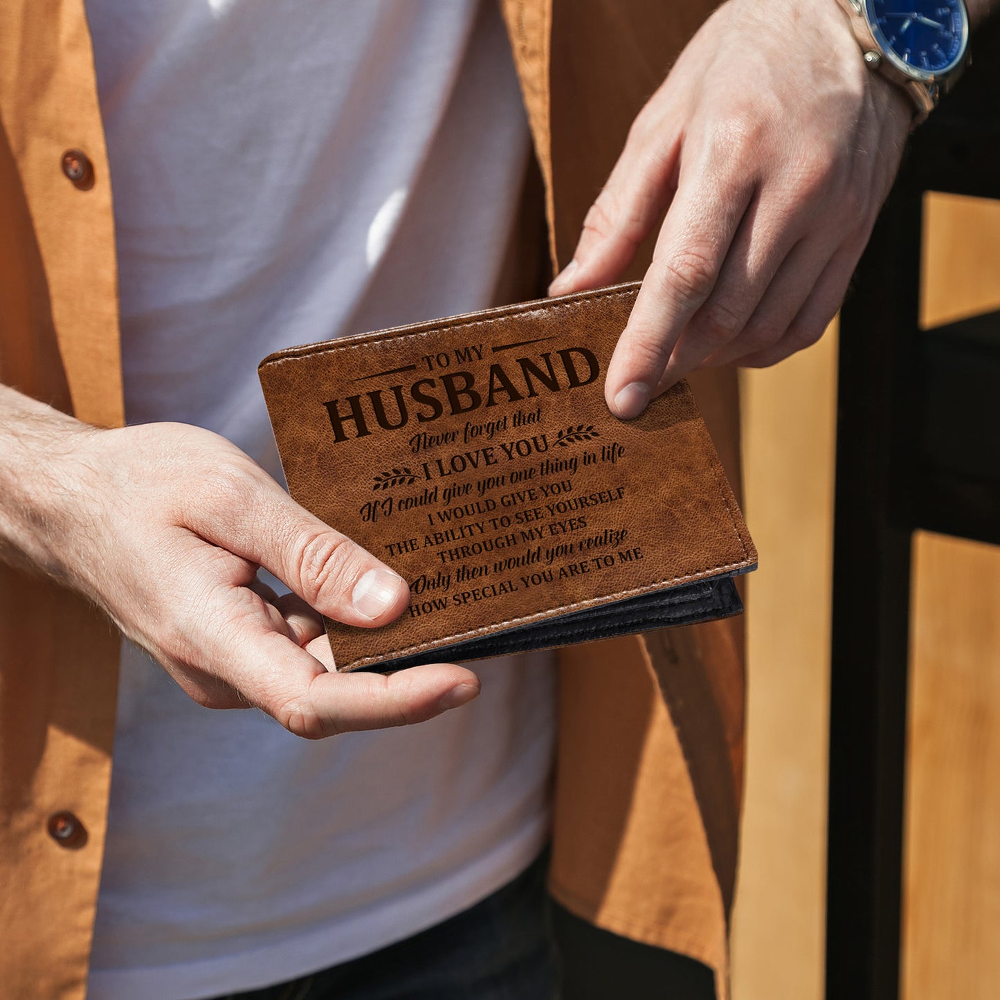 To My Husband Love You See Through My Eyes