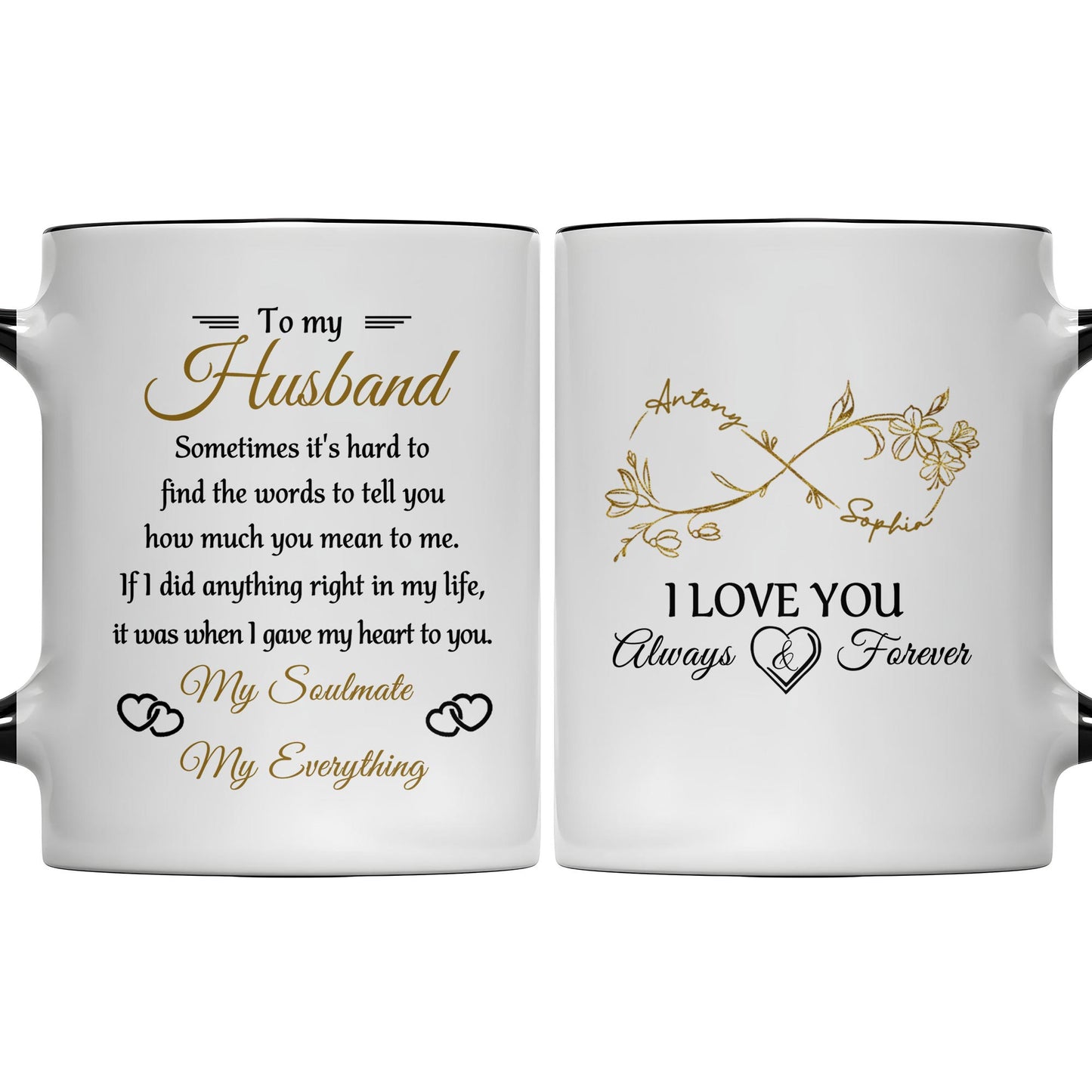 To My Husband, Sometimes It's Hard To Find The Words, Hearts
