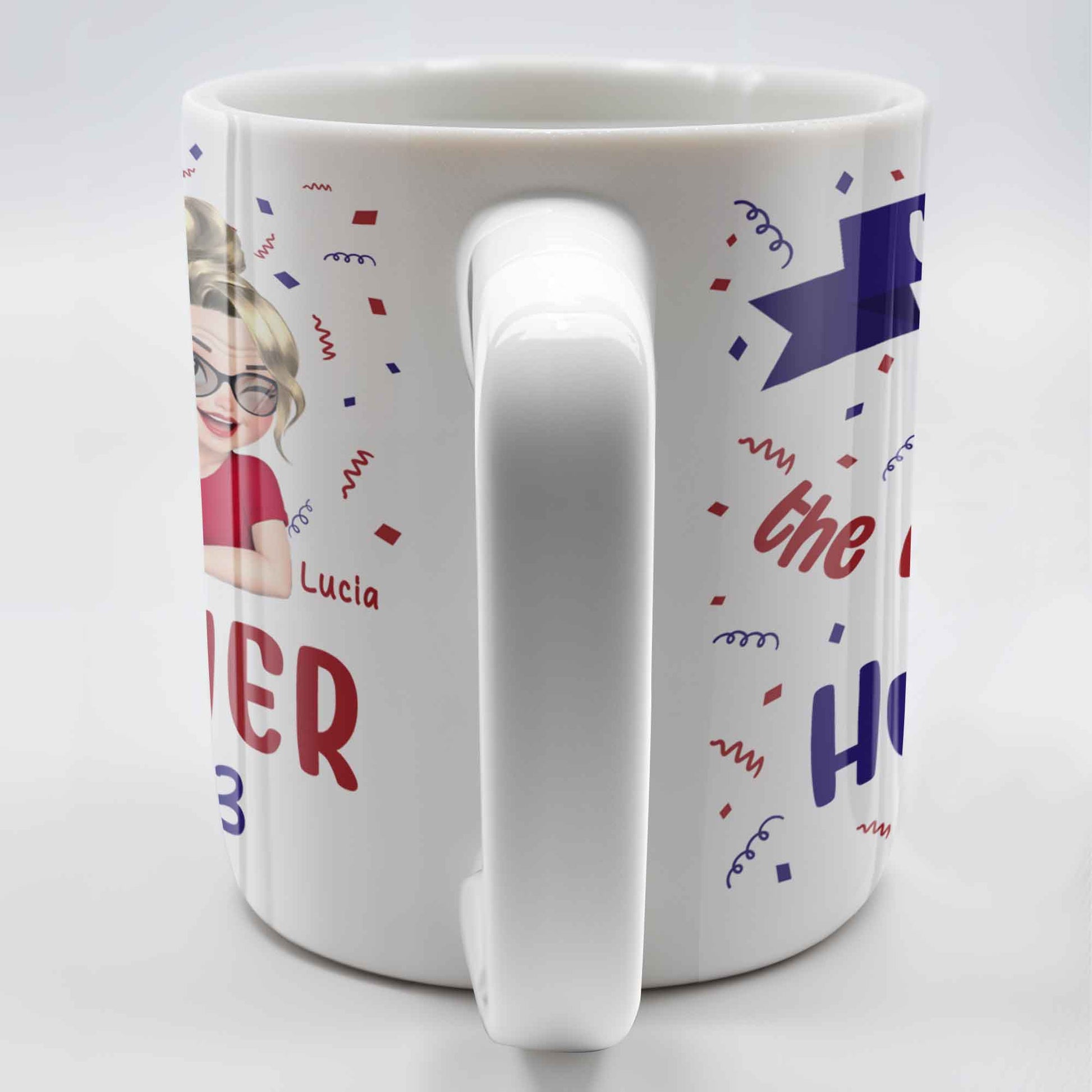 Together Since 2003, Cartoon Couple and Confetti