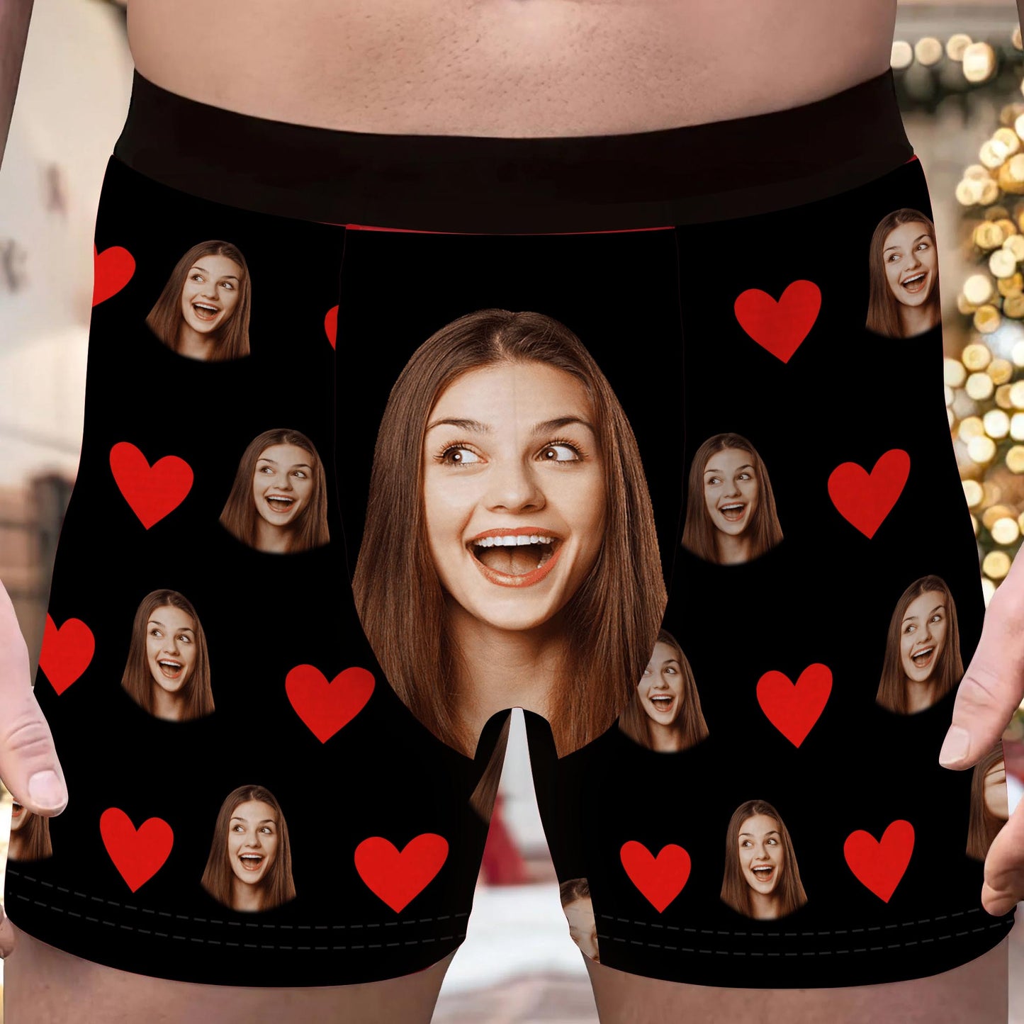 Customizable Faces And Hearts Design