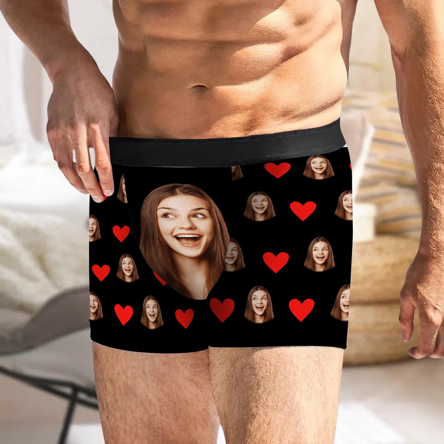 Customizable Faces And Hearts Design