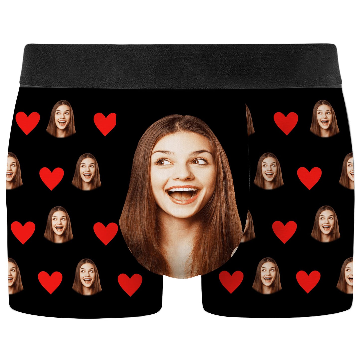 Customizable Faces And Hearts Design
