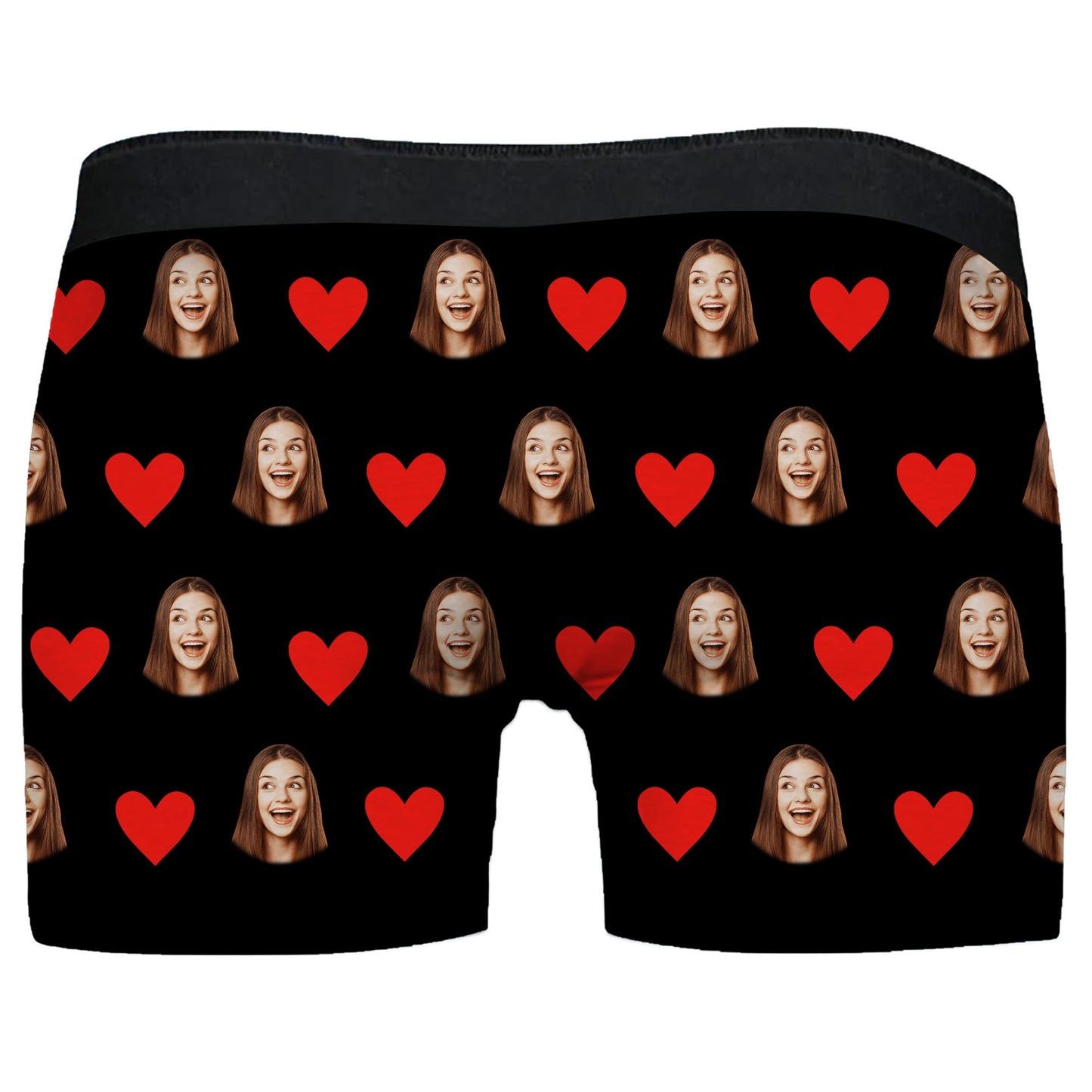 Customizable Faces And Hearts Design
