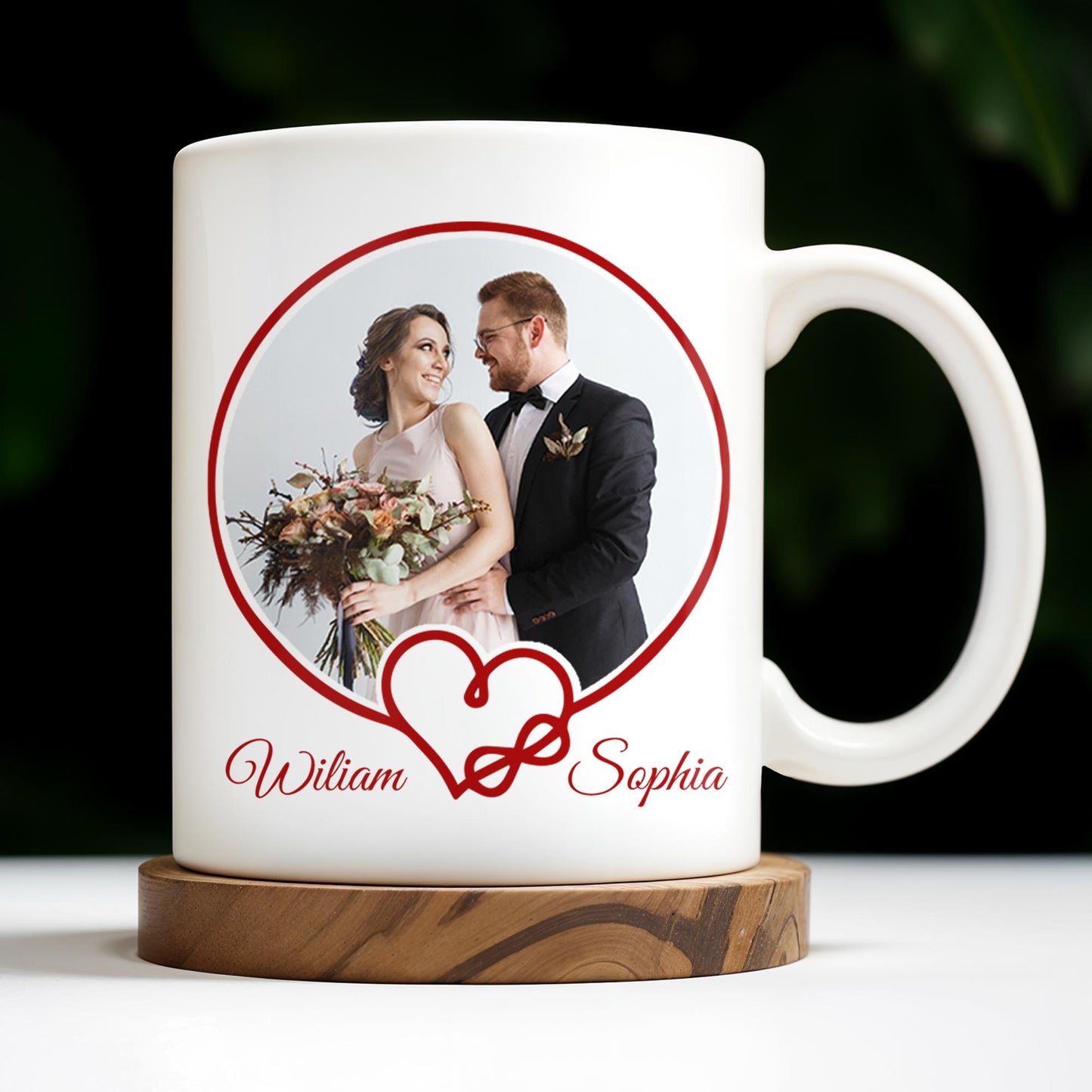 To My Husband, Sometimes It's Hard To Find The Words To Tell You, Wedding Couple and Hearts