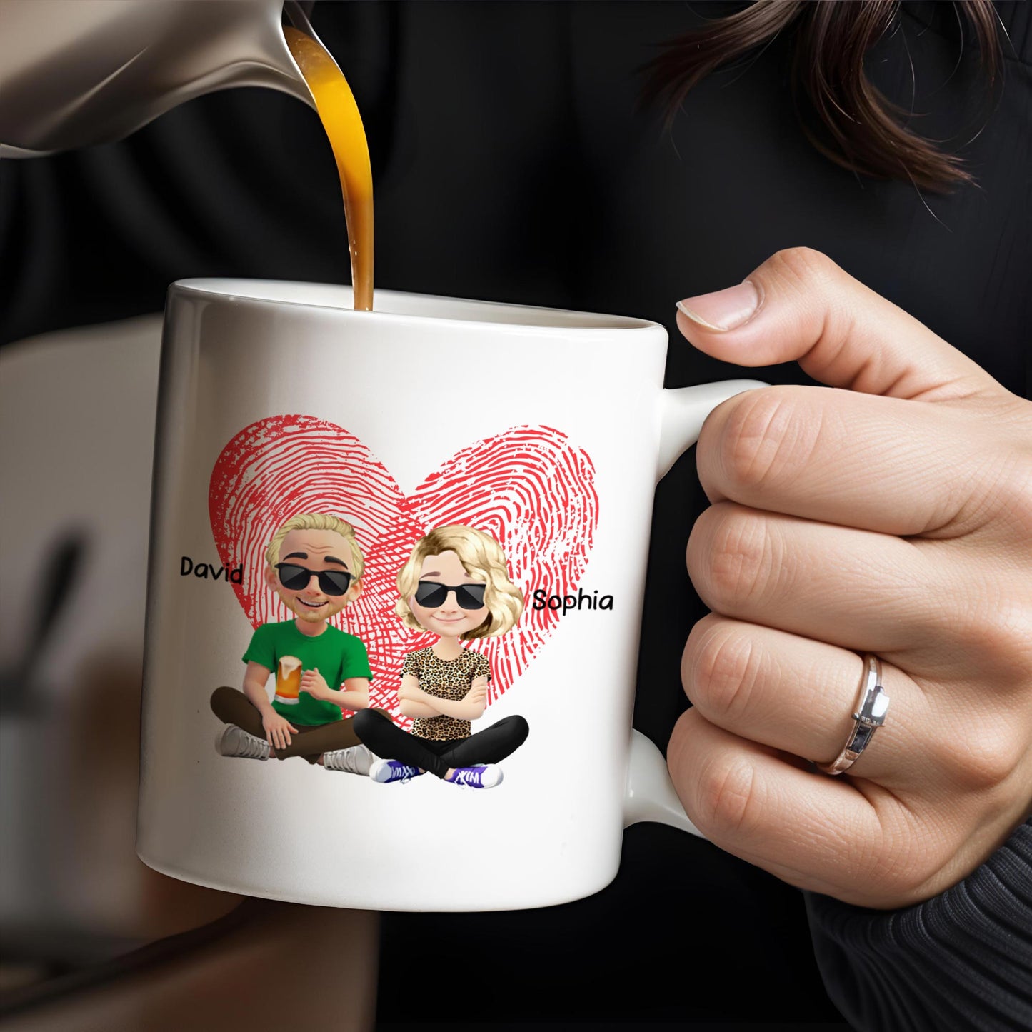 To My Husband, Sometimes It's Hard To Find The Words, Heart And Couple