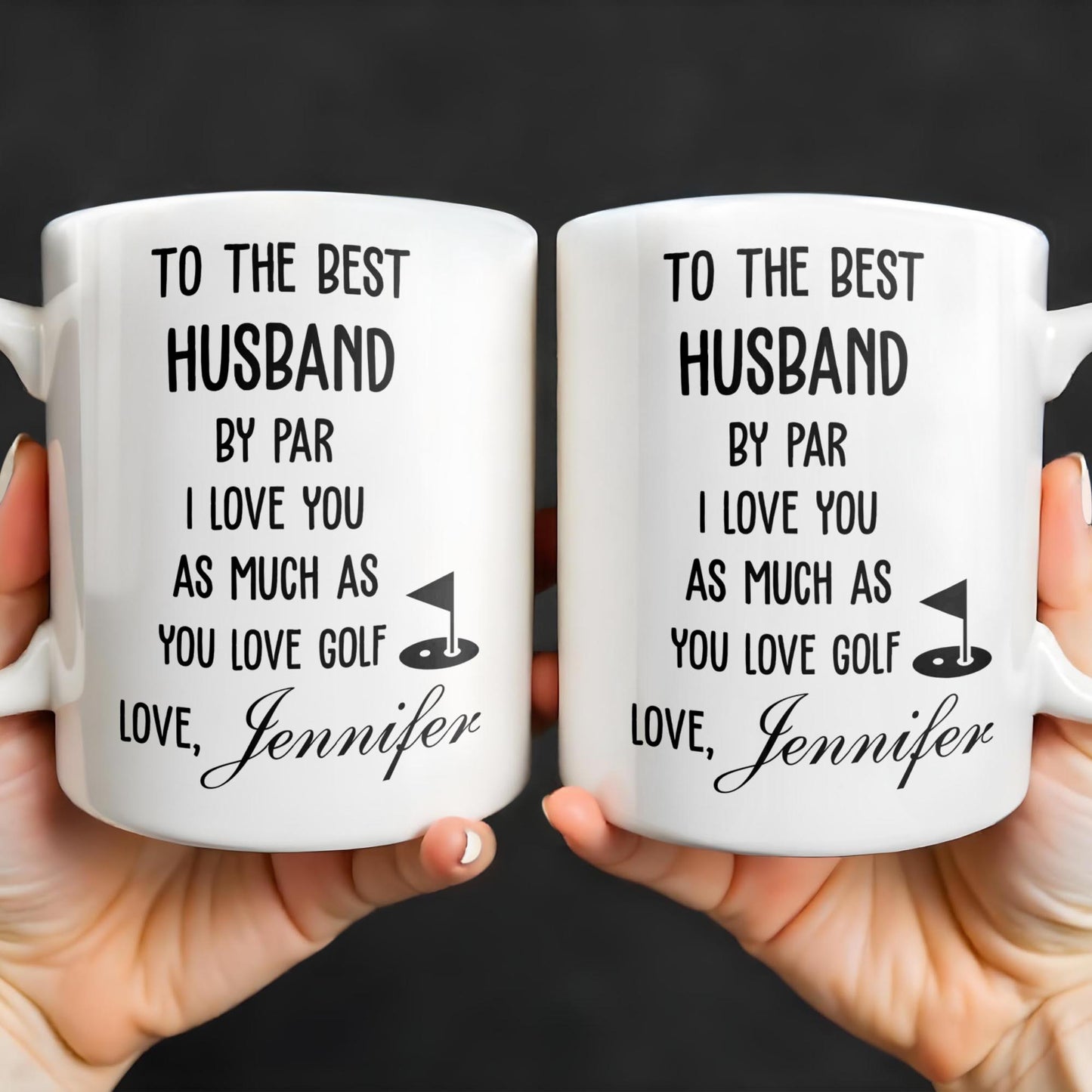 To The Best Husband By Par Love and Golf