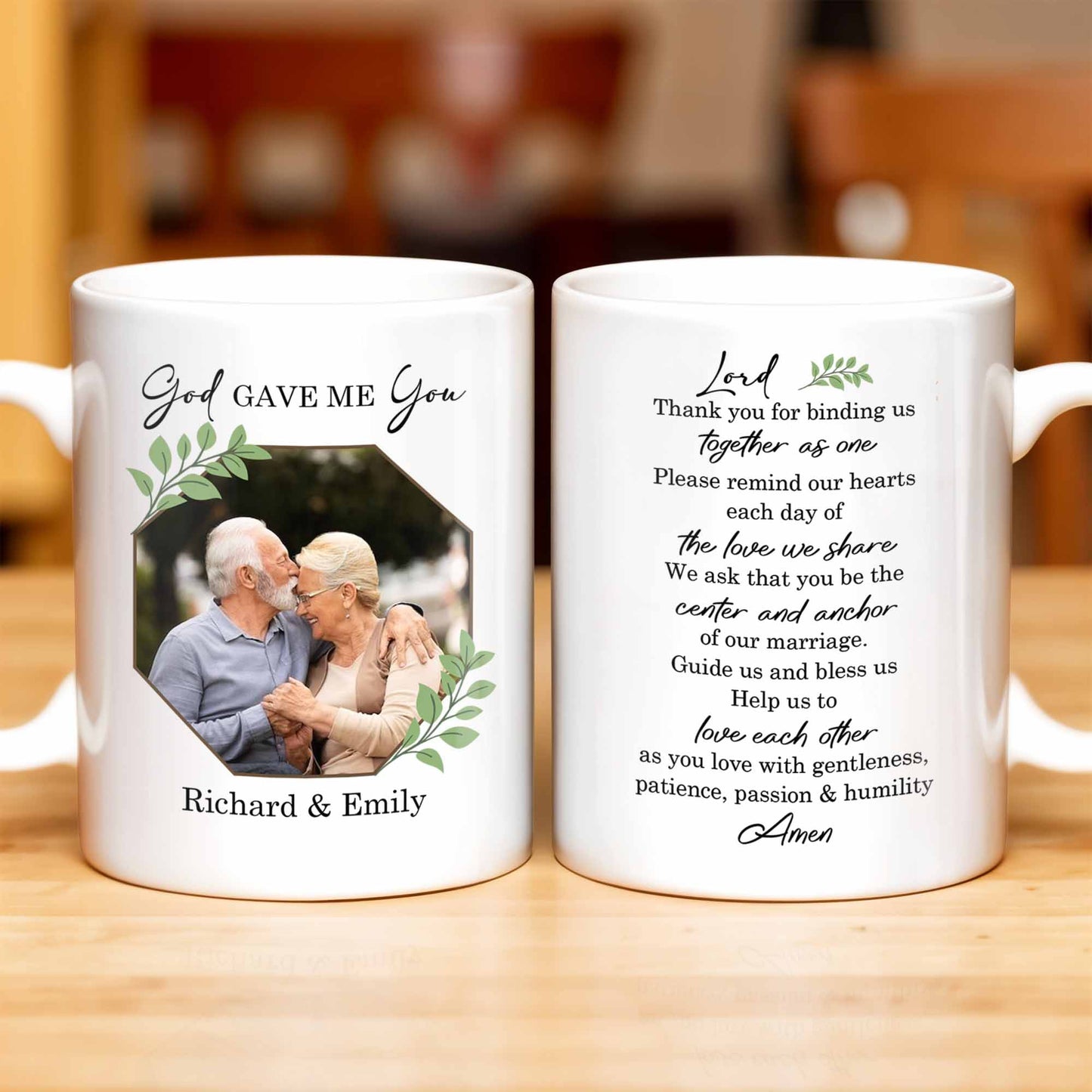 God Gave Me You, Binding Us Together As One, With Green Leaves