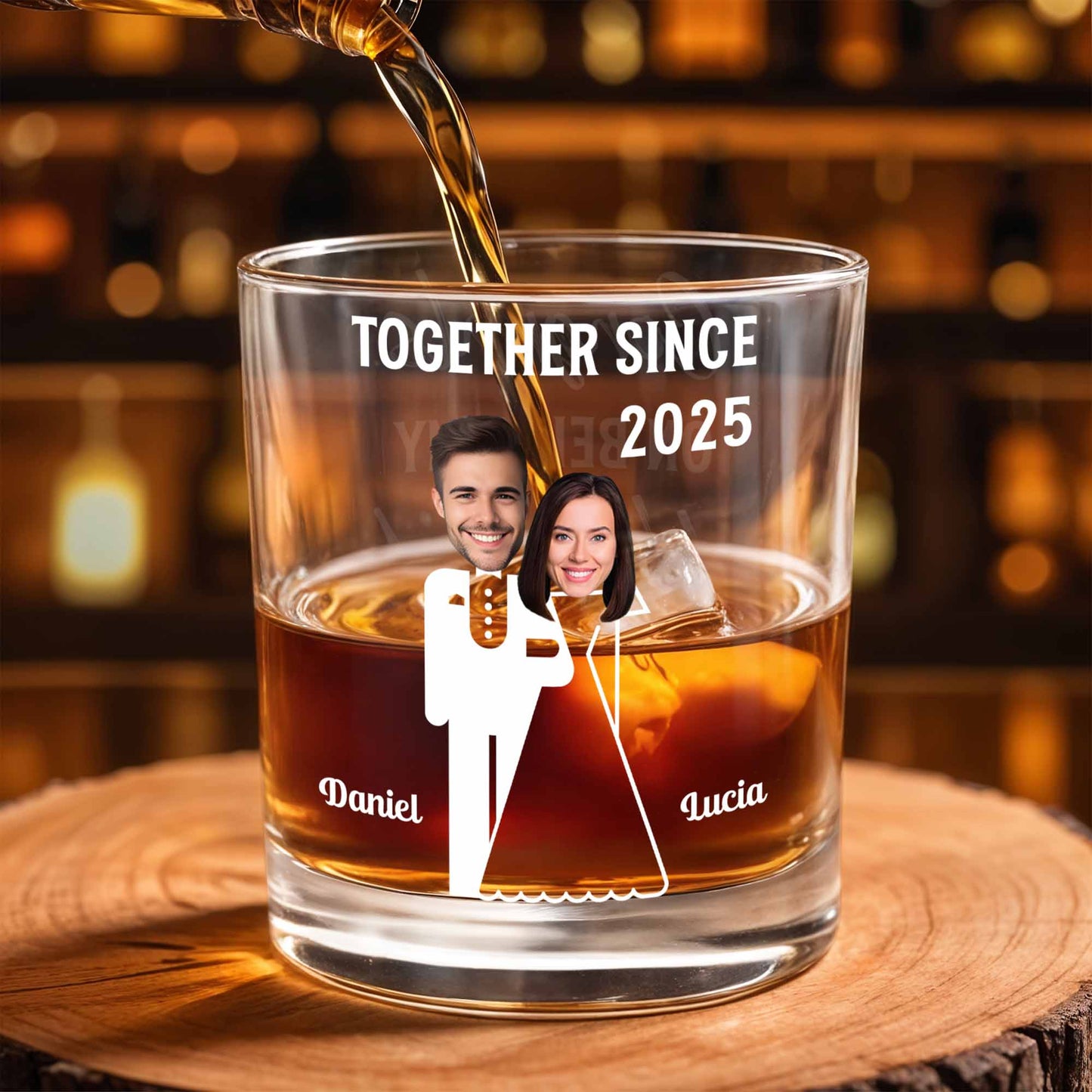 Together Since, Featuring Couple Silhouettes