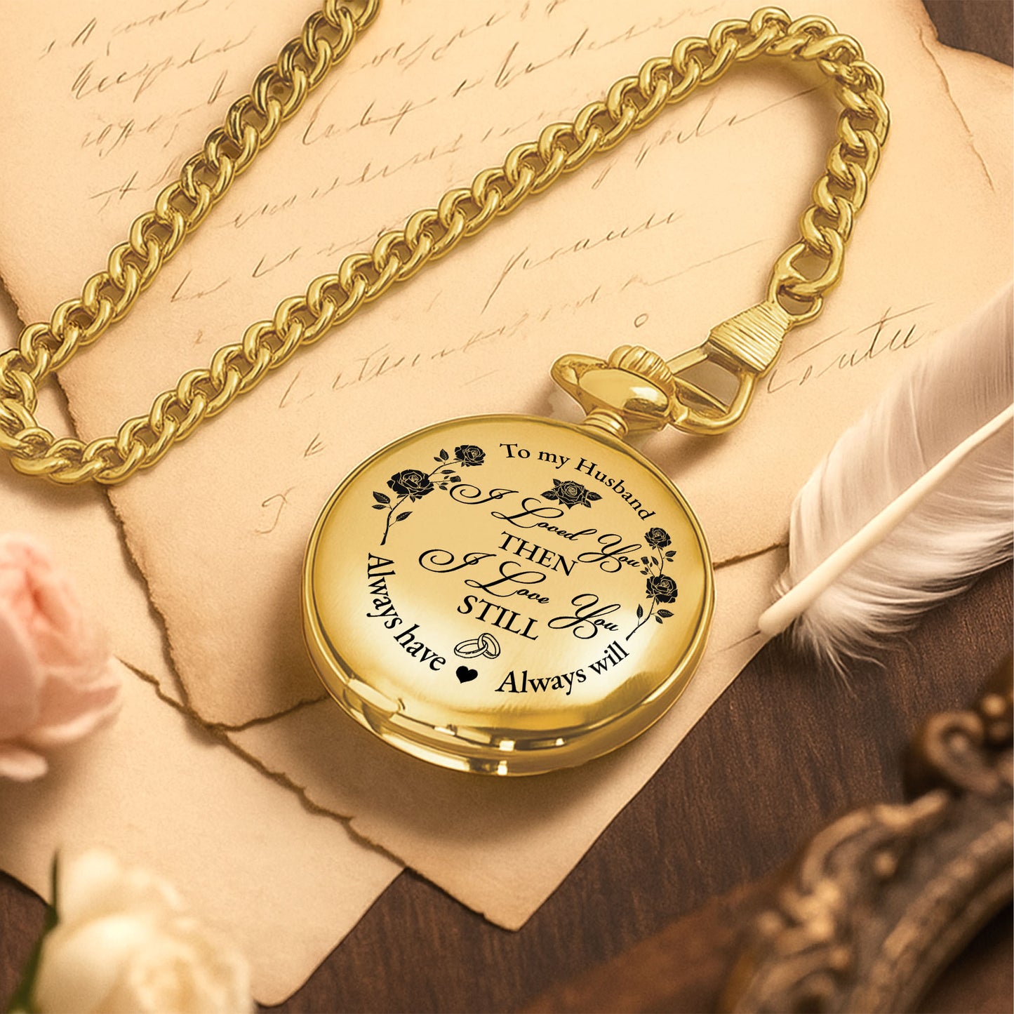To My Husband, I Loved You Then, Hearts and Roses