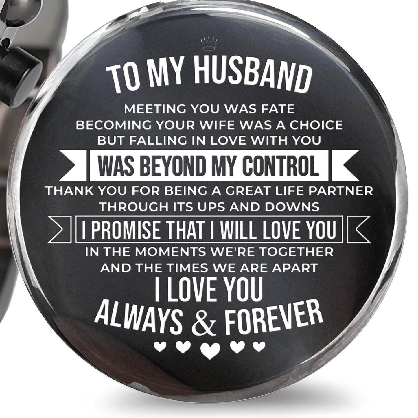 To My Husband, Love Always And Forever, Heart Symbols
