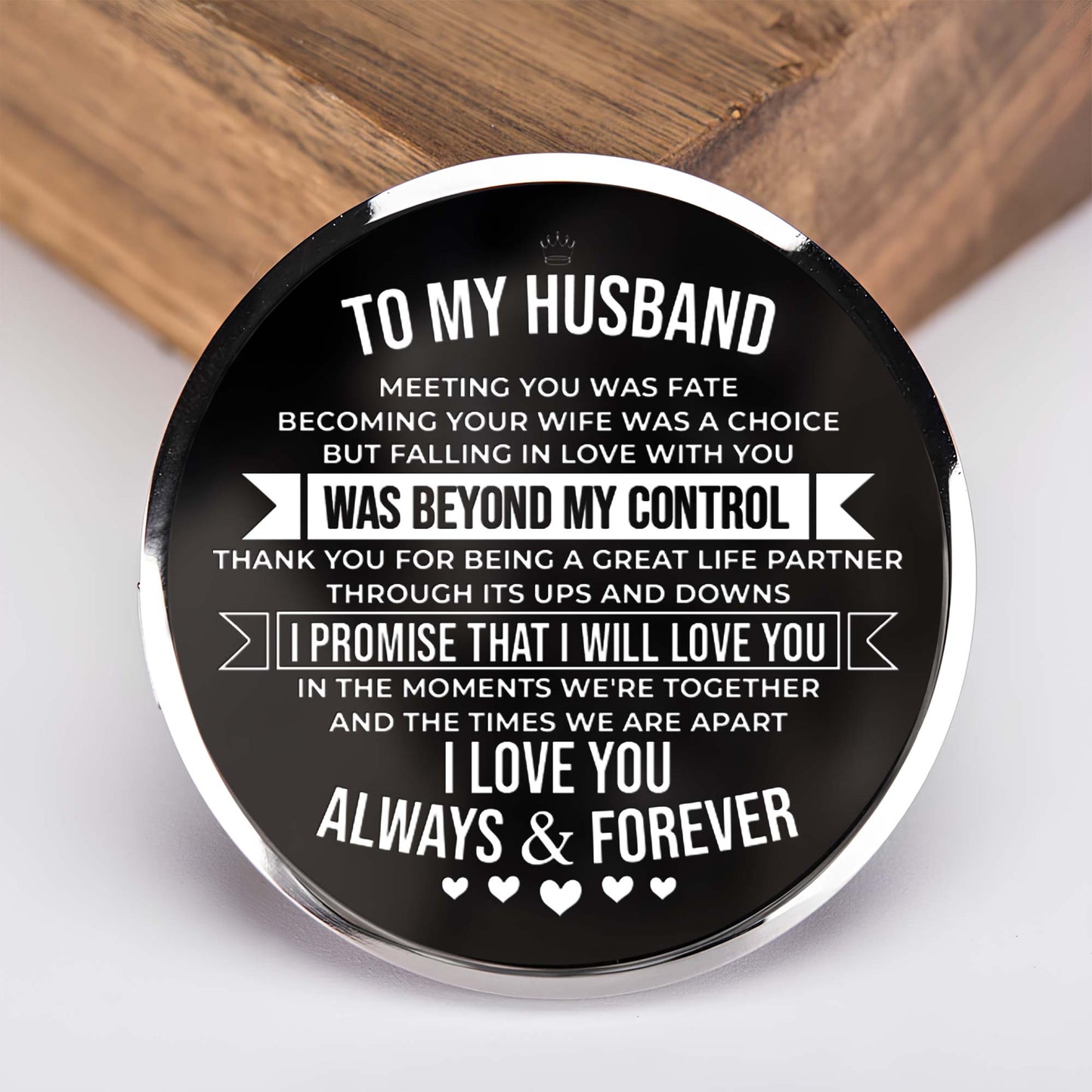 To My Husband, Love Always And Forever, Heart Symbols