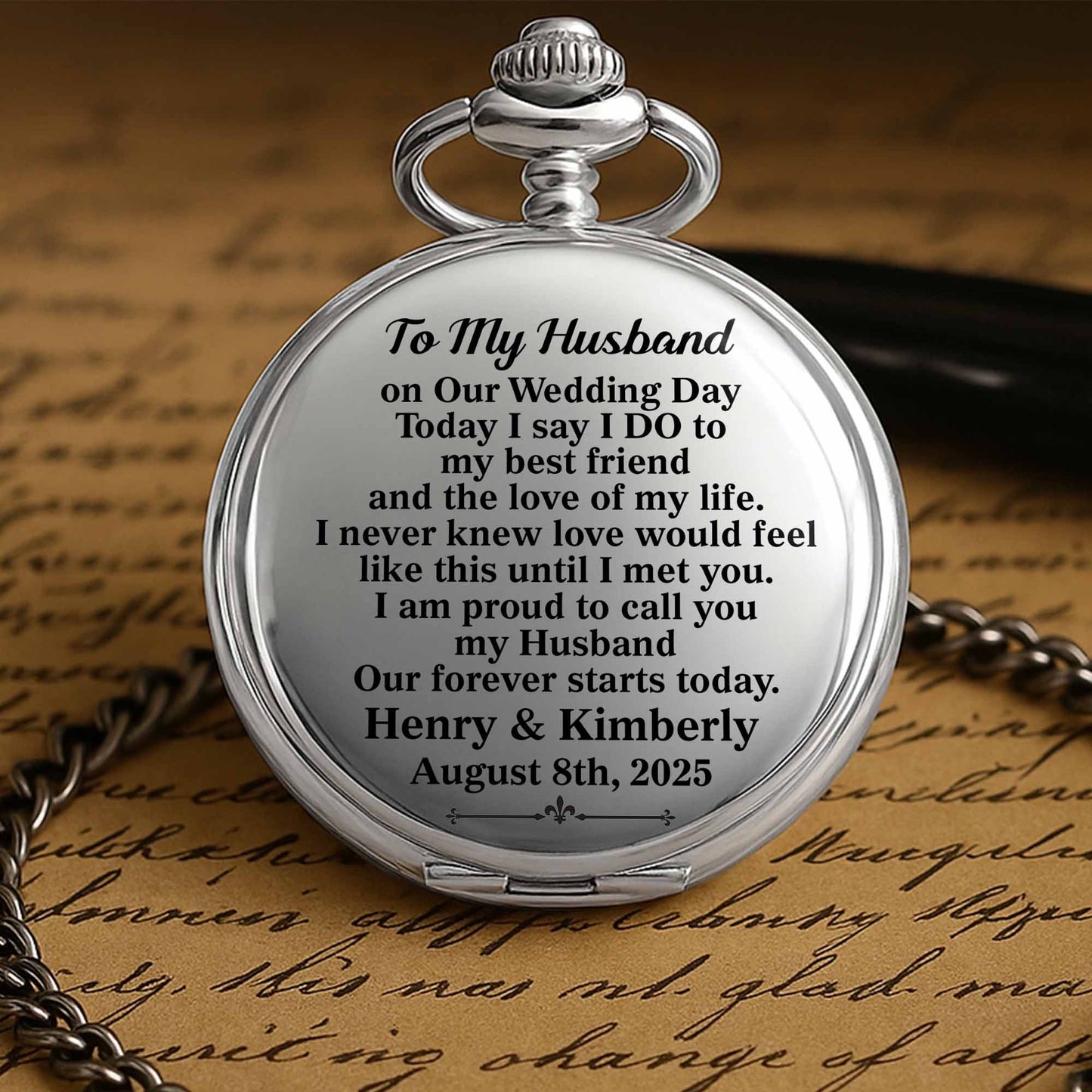 To My Husband, Our Forever Starts Today