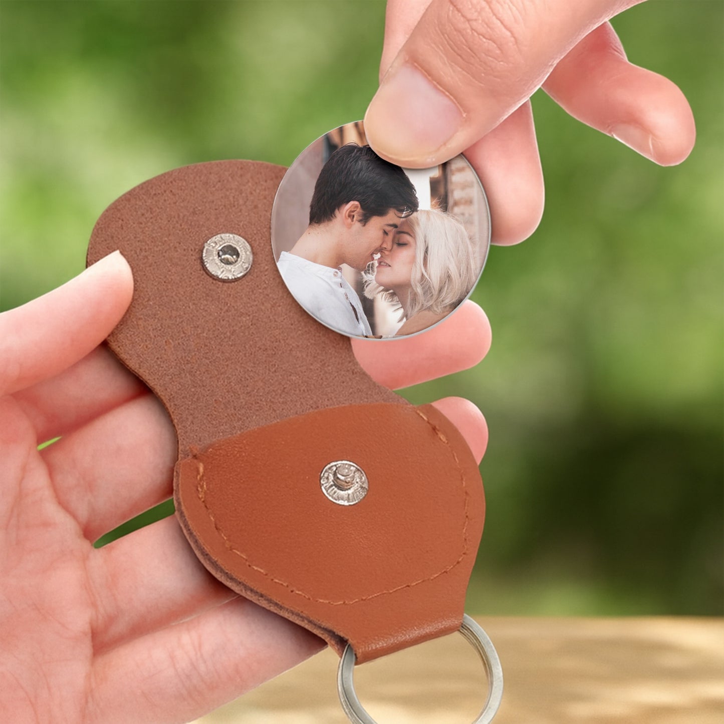 To My Husband, Love Forever Keychain
