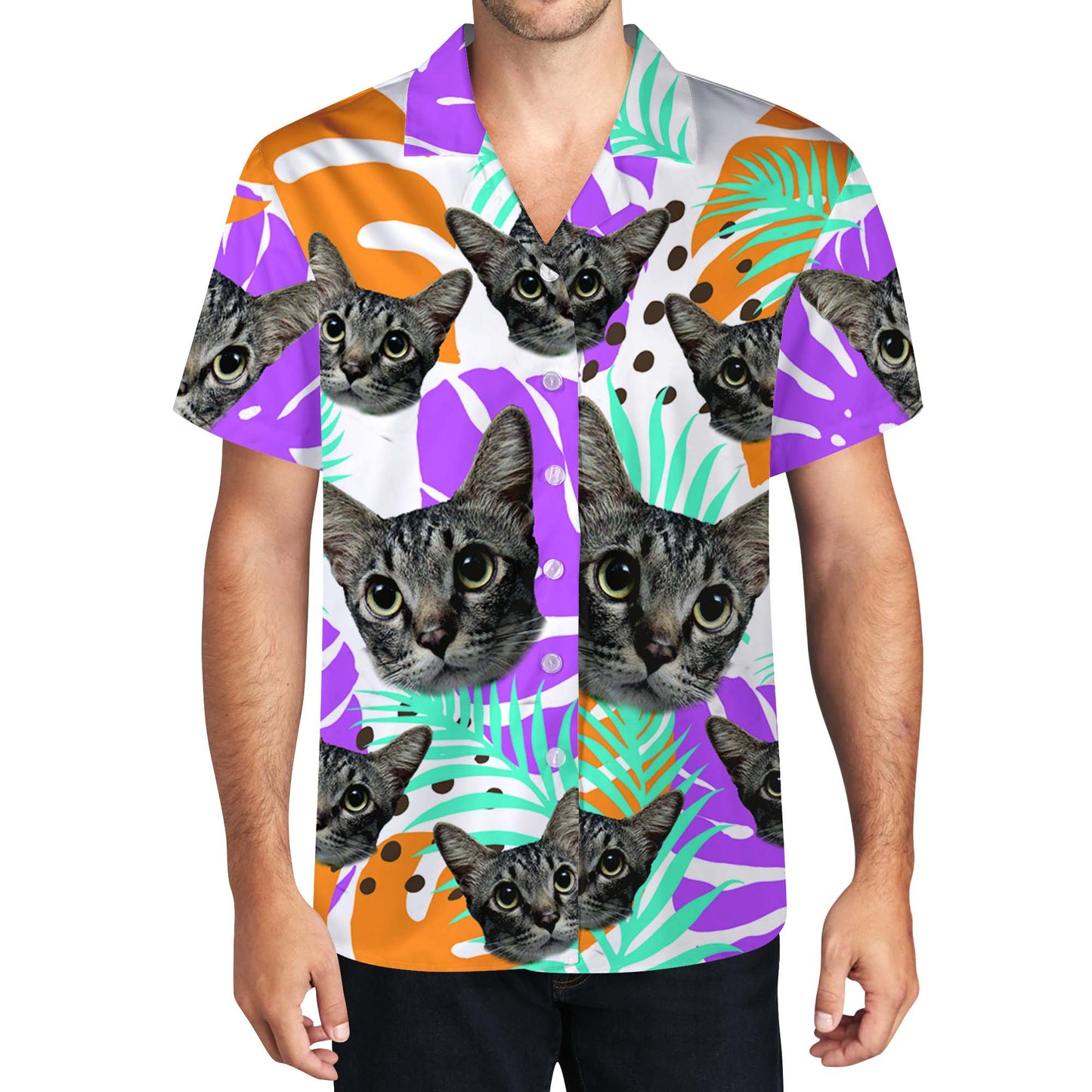 Custom Hawaiian Shirt With Your Photo - Personalized Unisex Hawaiian Shirt - HW_LL03