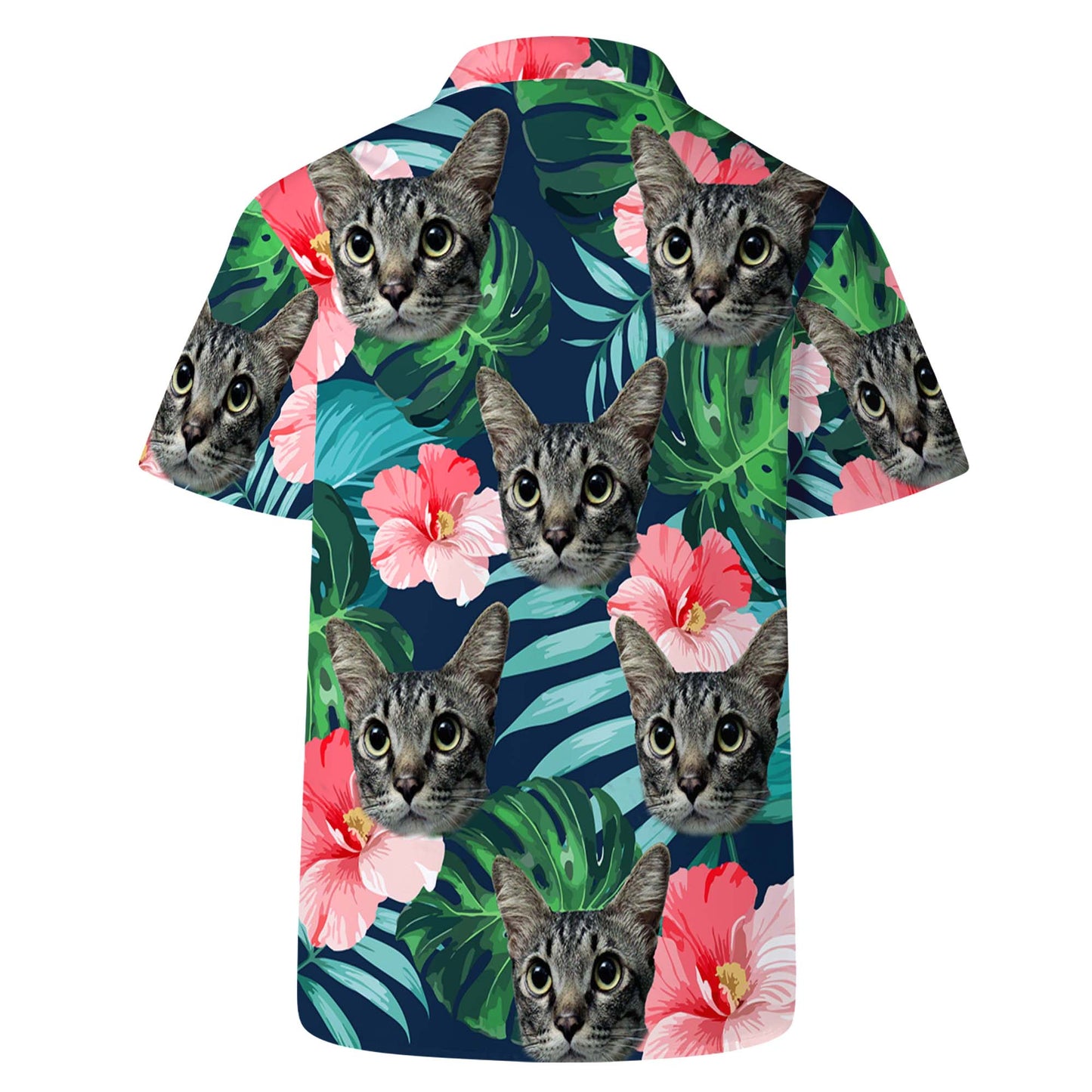 Chemise hawaïenne personnalisée avec votre photo - Chemise hawaïenne unisexe personnalisée - HW_LL04