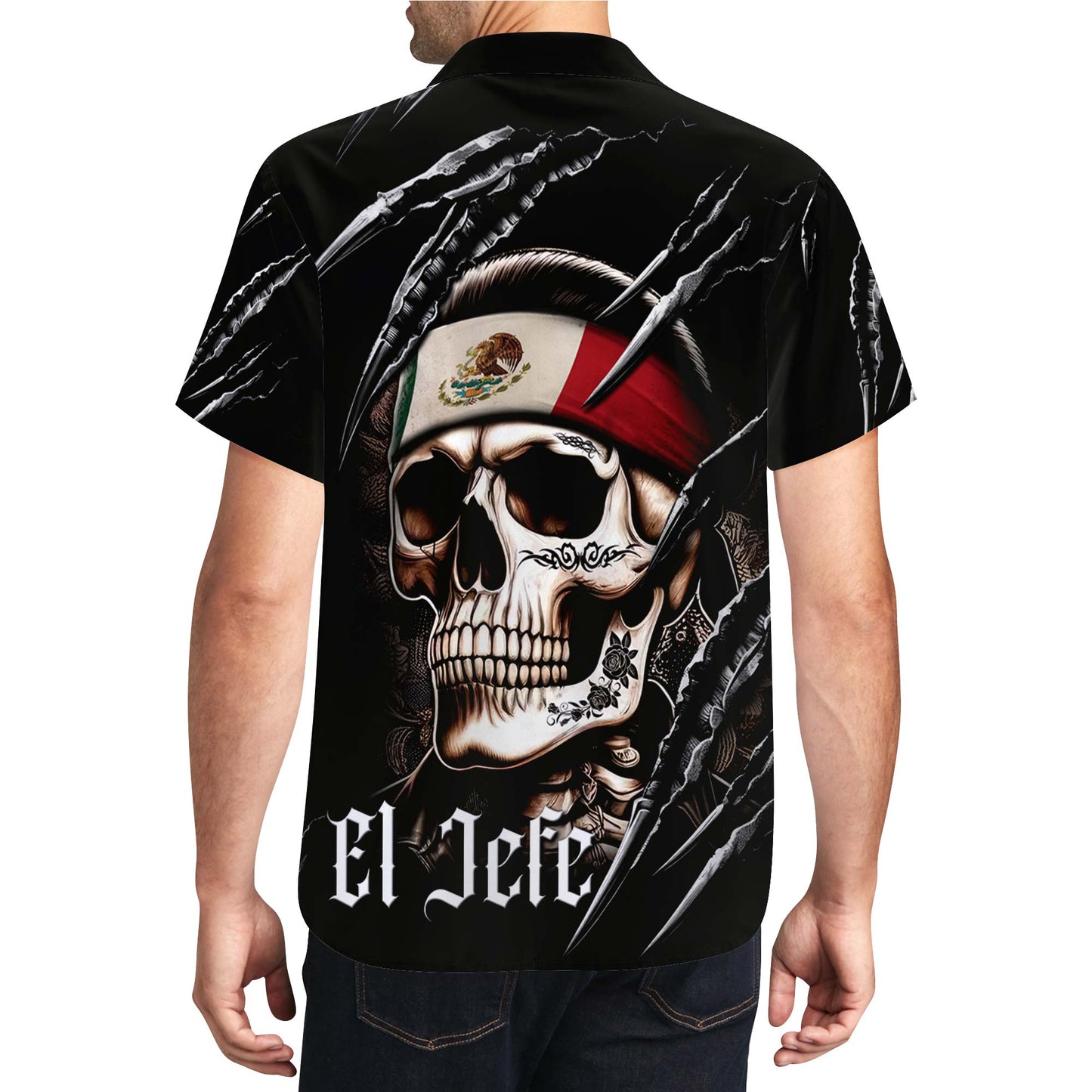 El Jefe - Camisa hawaiana unisex personalizada - HW_MX03