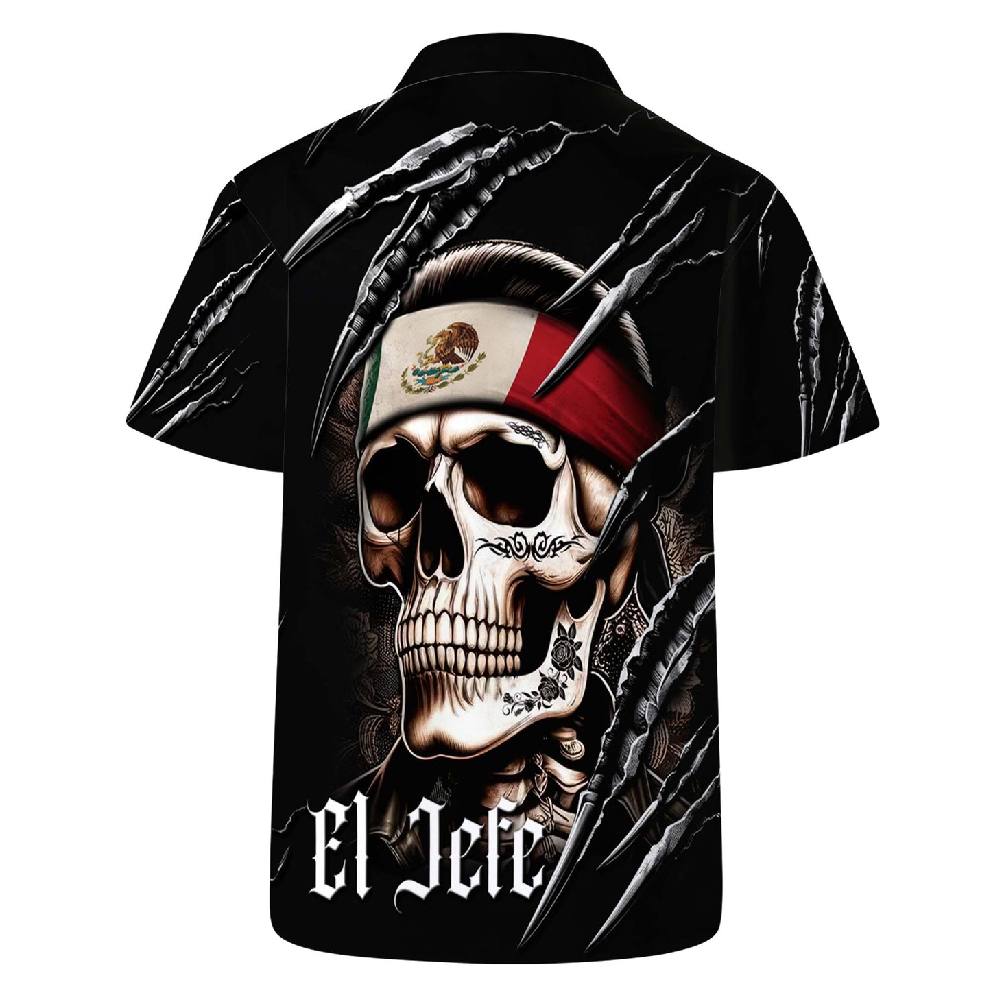 El Jefe - Camisa hawaiana unisex personalizada - HW_MX03
