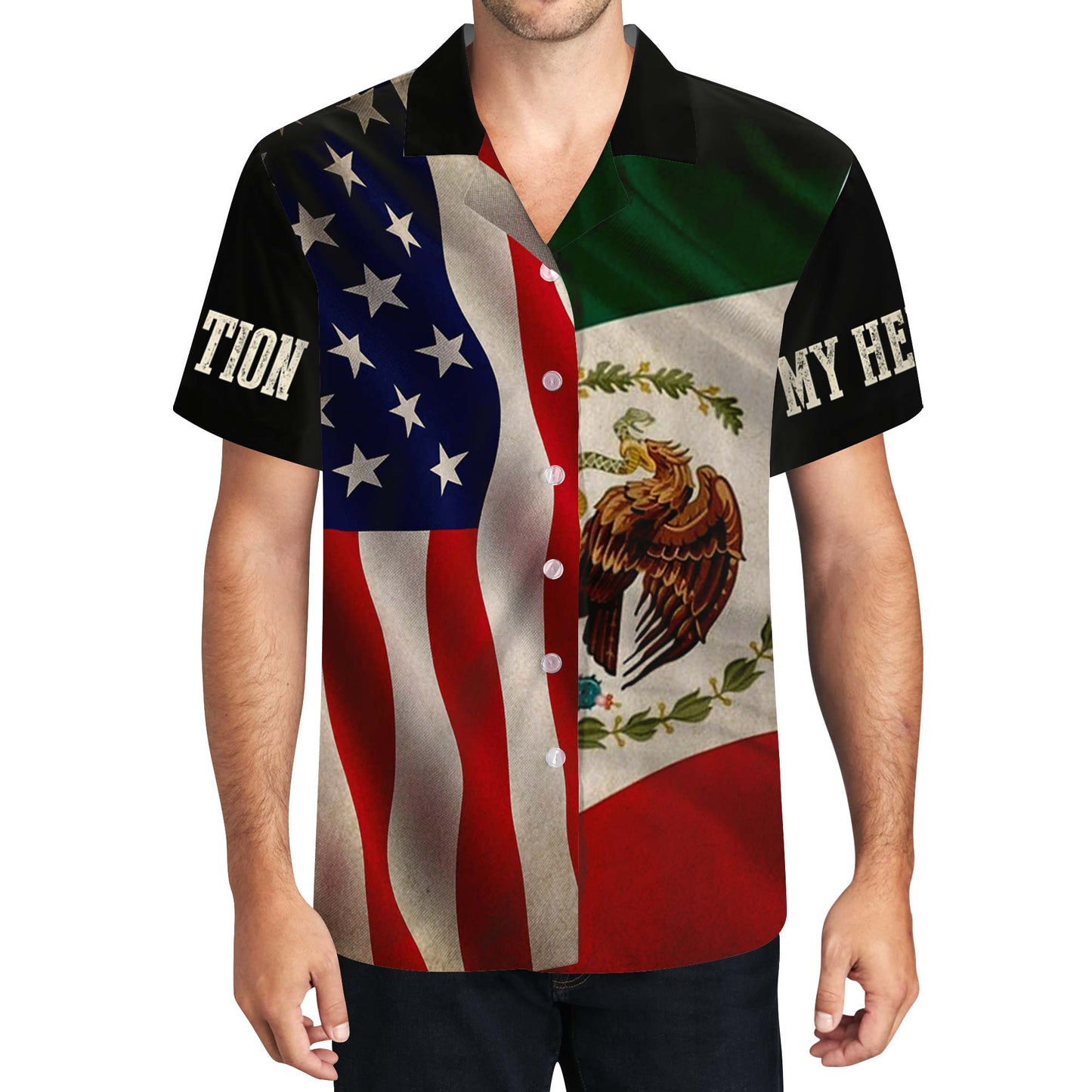 My Nation, My Heritage - Personalized Custom Unisex Hawaiian Shirt - HW_MX07