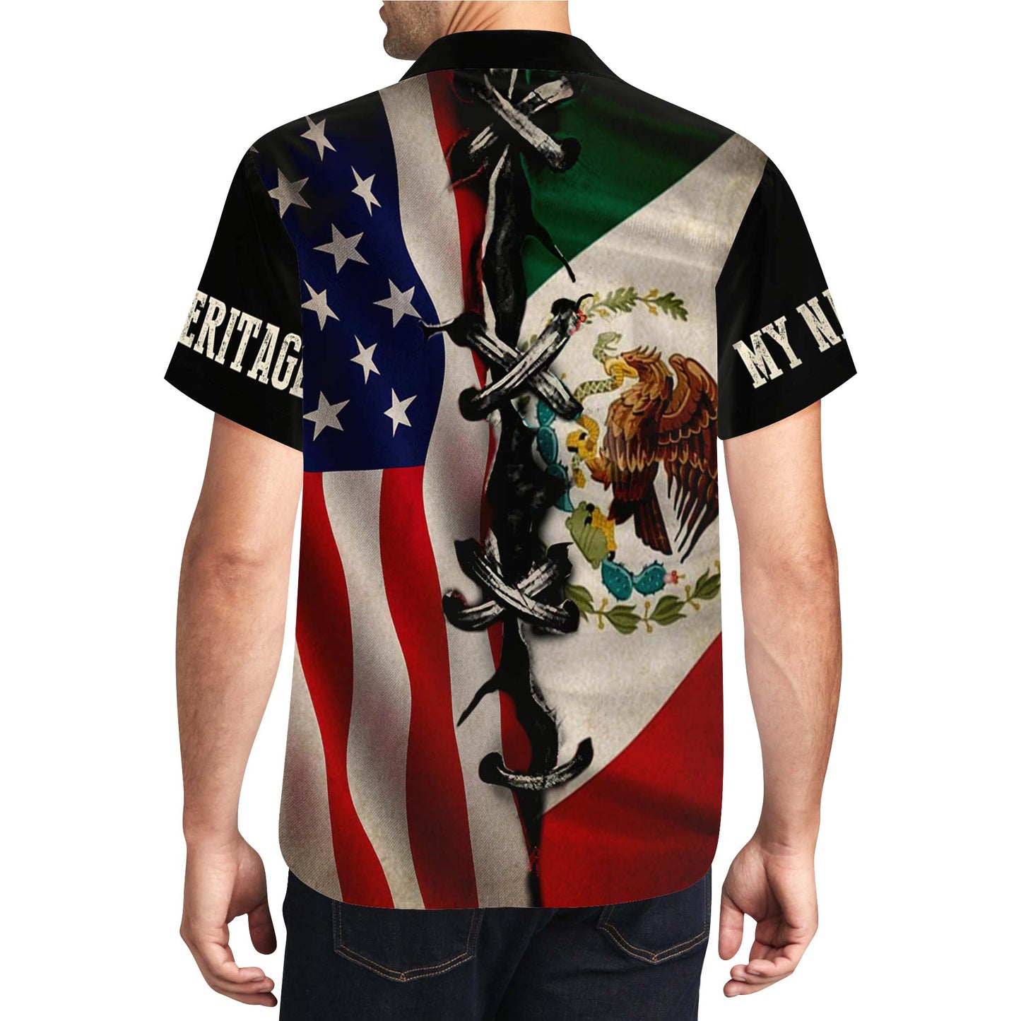 My Nation, My Heritage - Personalized Custom Unisex Hawaiian Shirt - HW_MX07