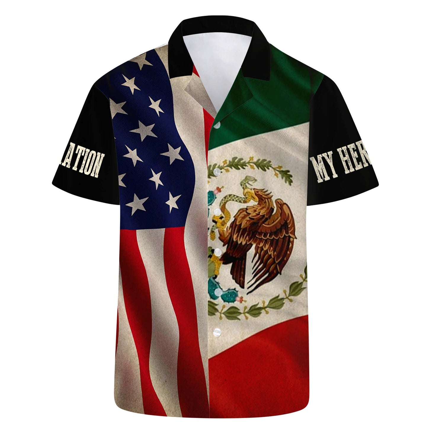 My Nation, My Heritage - Personalized Custom Unisex Hawaiian Shirt - HW_MX07