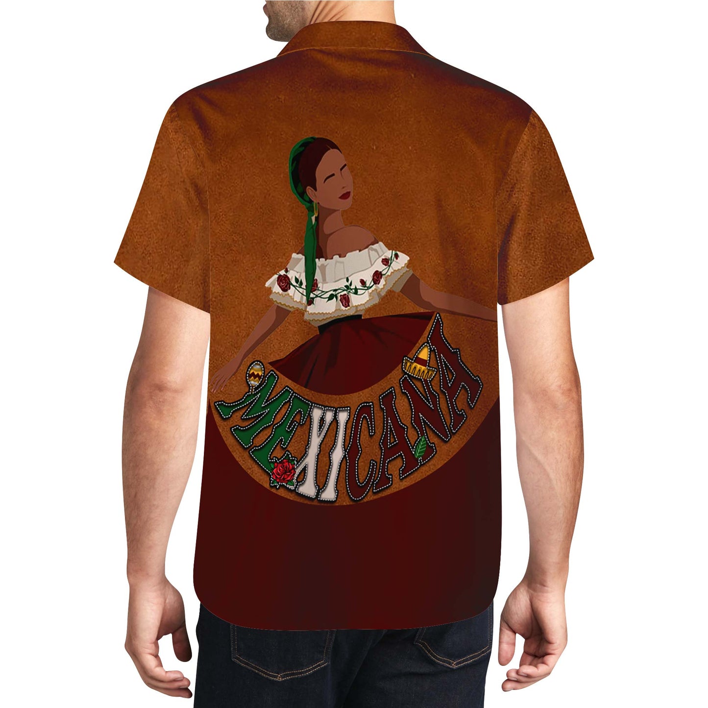 MEXICANA - Personalized Custom Unisex Hawaiian Shirt - HW_MX10