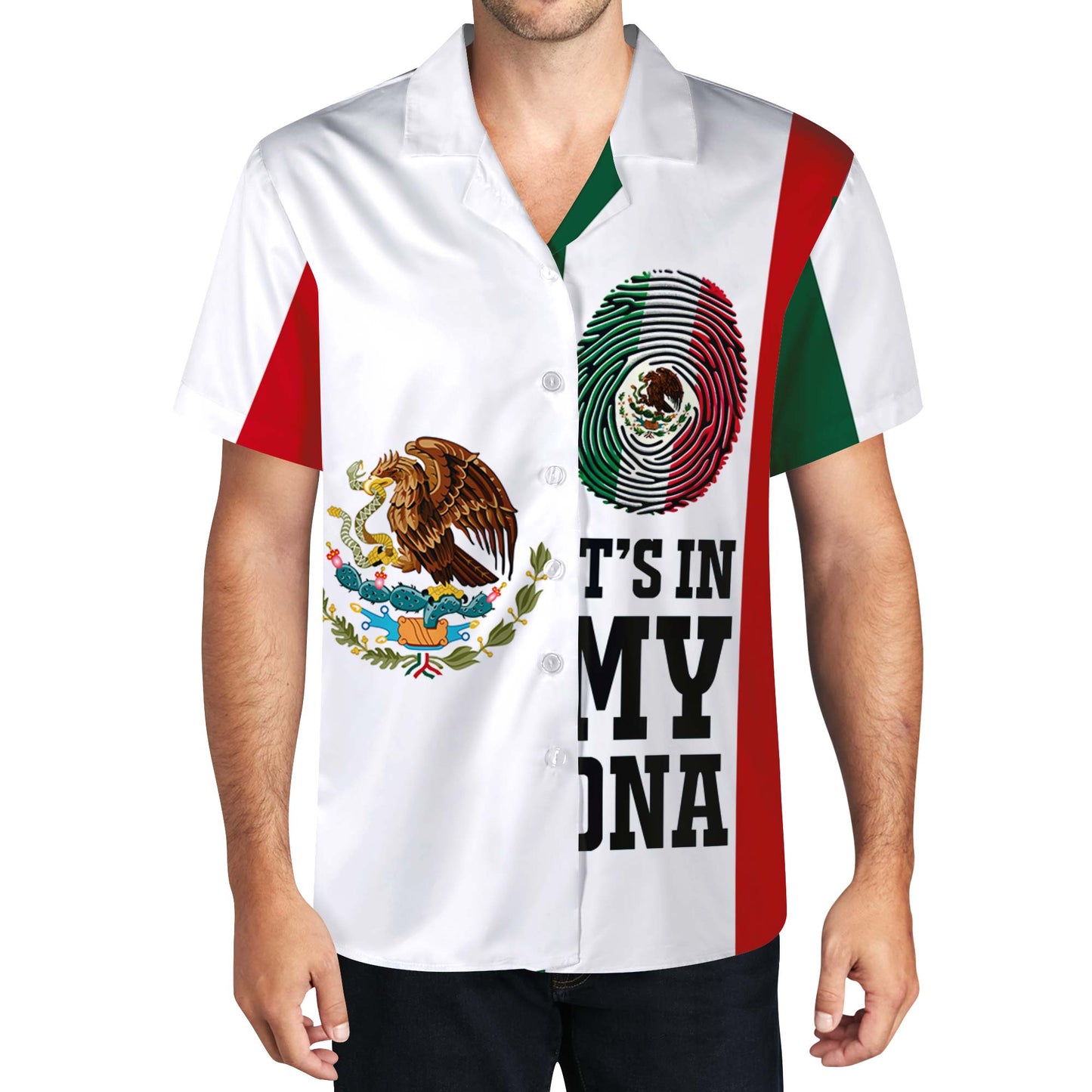 C'EST DANS MON ADN - Chemise hawaïenne unisexe personnalisée - HW_MX11