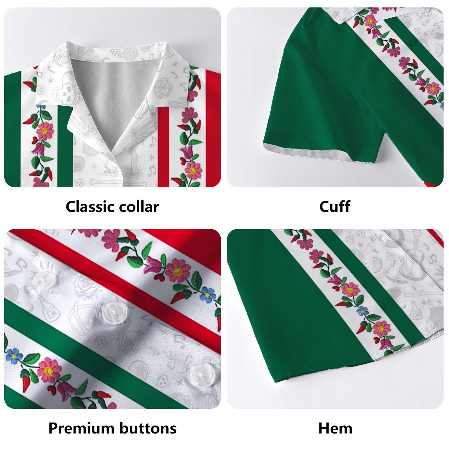 Hecho En Mexico - Personalized Custom Unisex Hawaiian Shirt - HW_MX37