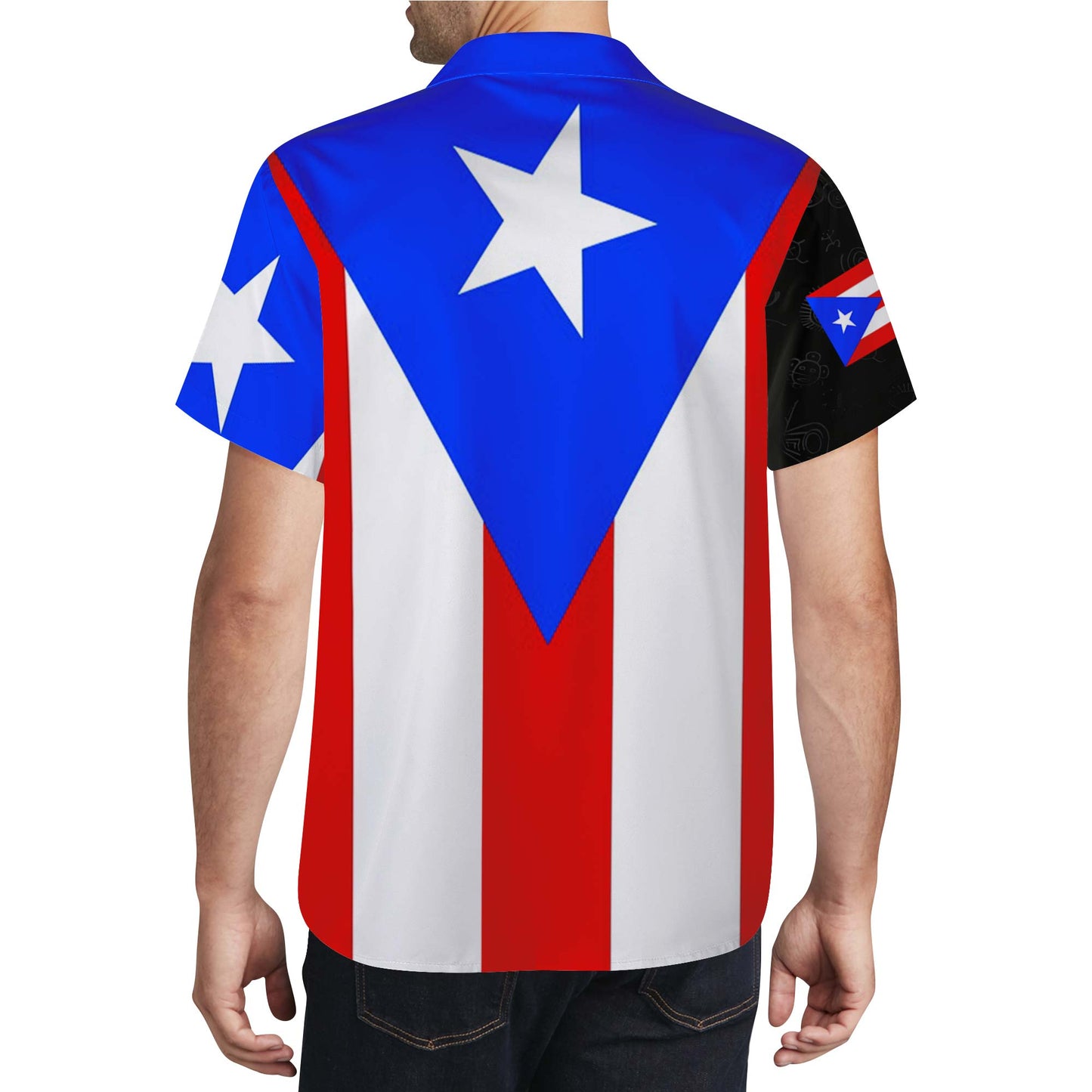 Sang Taino, fierté Boricua – Chemise hawaïenne unisexe personnalisée – HW_MX41