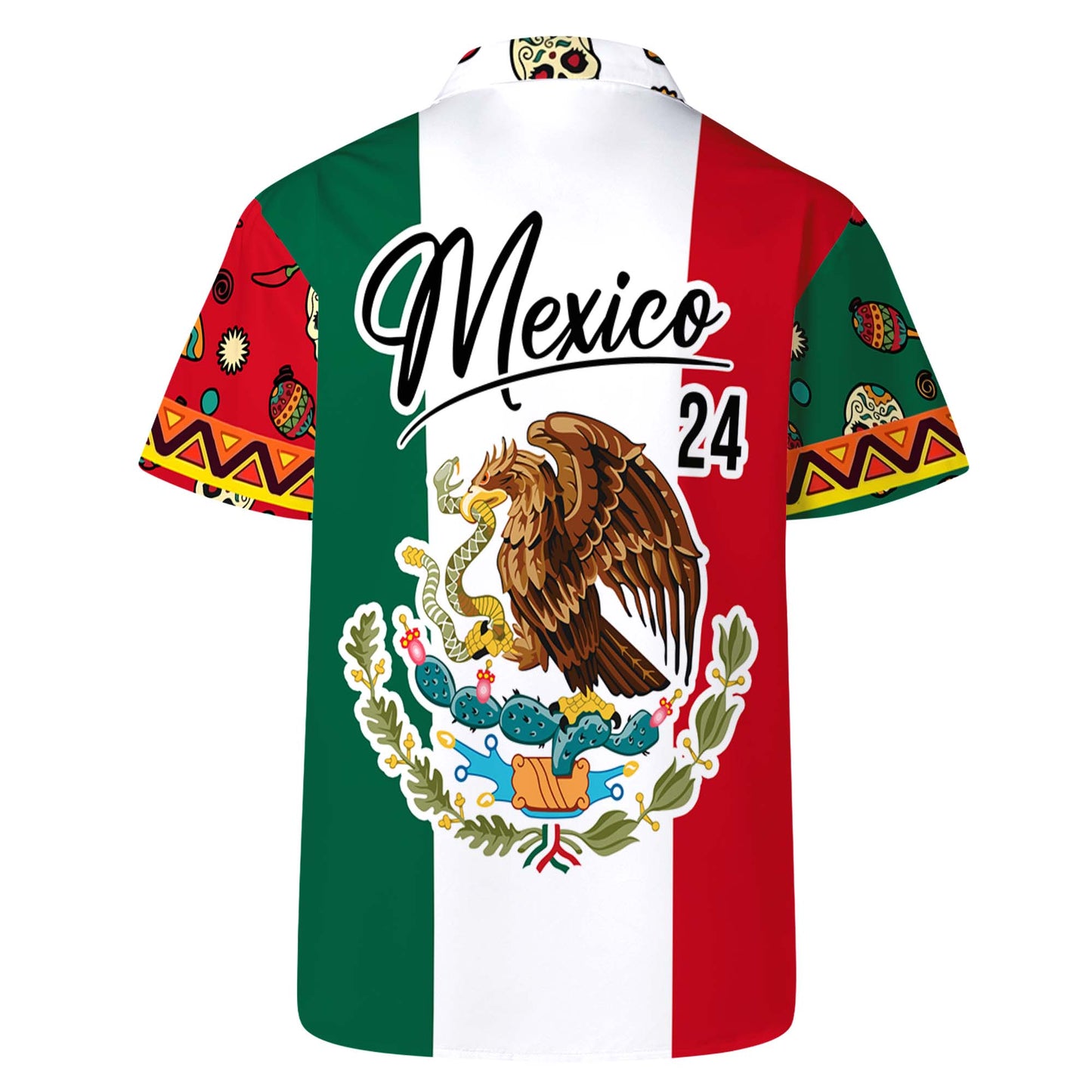 Mexico Mi Amor - Chemise hawaïenne unisexe personnalisée - HW_MX42