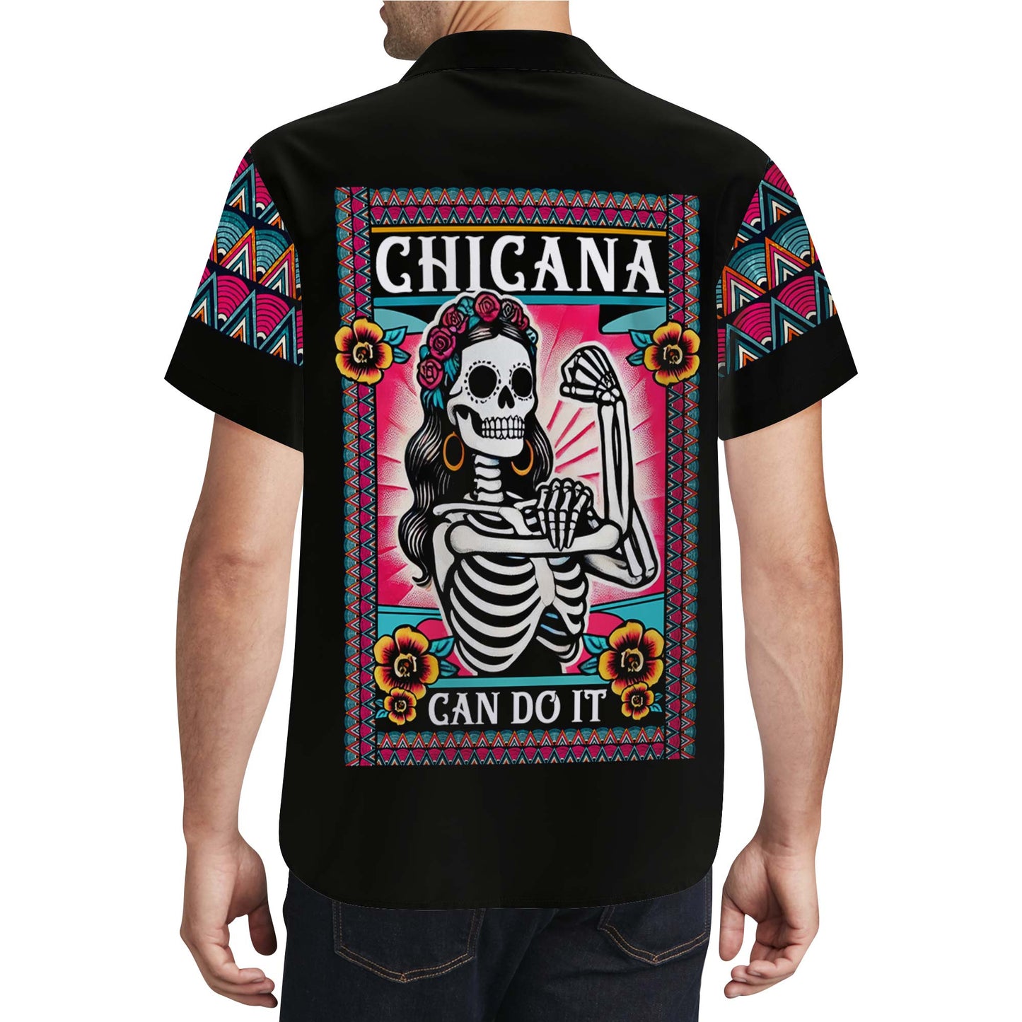 Chicana Can Do It - Personalized Custom Unisex Hawaiian Shirt - HW_MX20