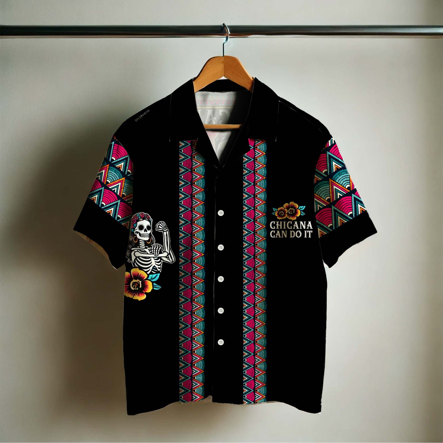 Chicana Can Do It - Personalized Custom Unisex Hawaiian Shirt - HW_MX20
