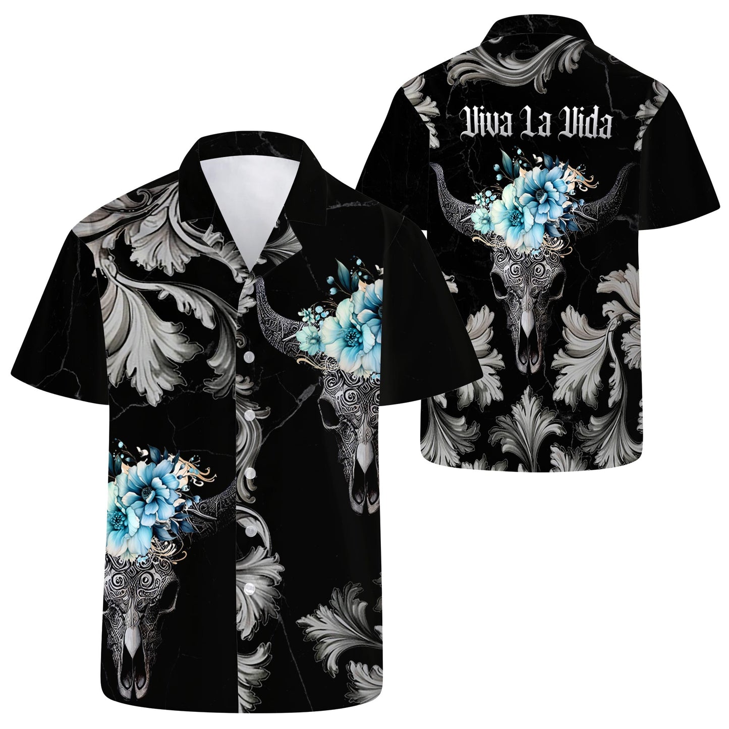 Viva La Vida - Chemise hawaïenne unisexe personnalisée - HW_MX54