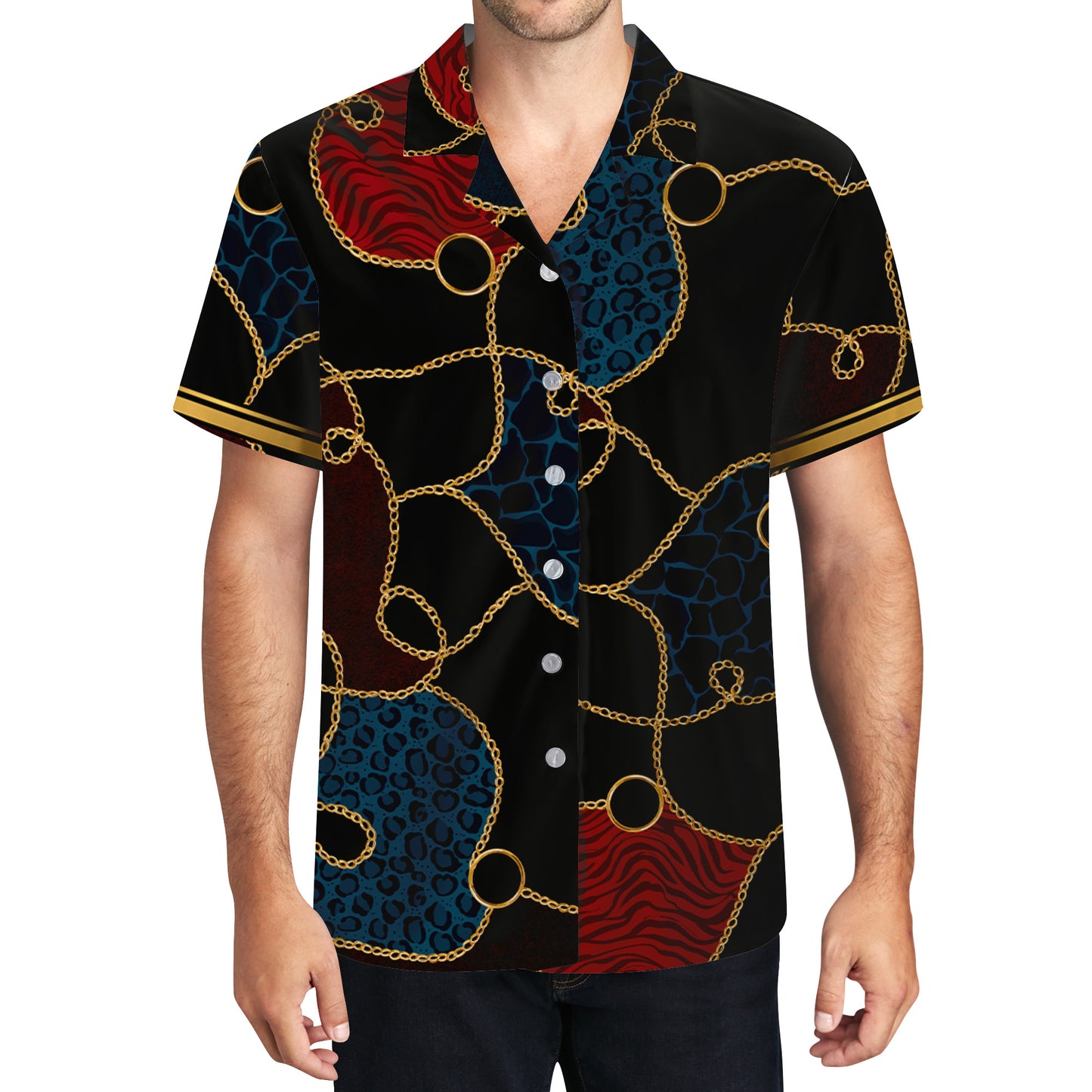 La Santa Muerte - Chemise hawaïenne unisexe personnalisée - HW_MX55