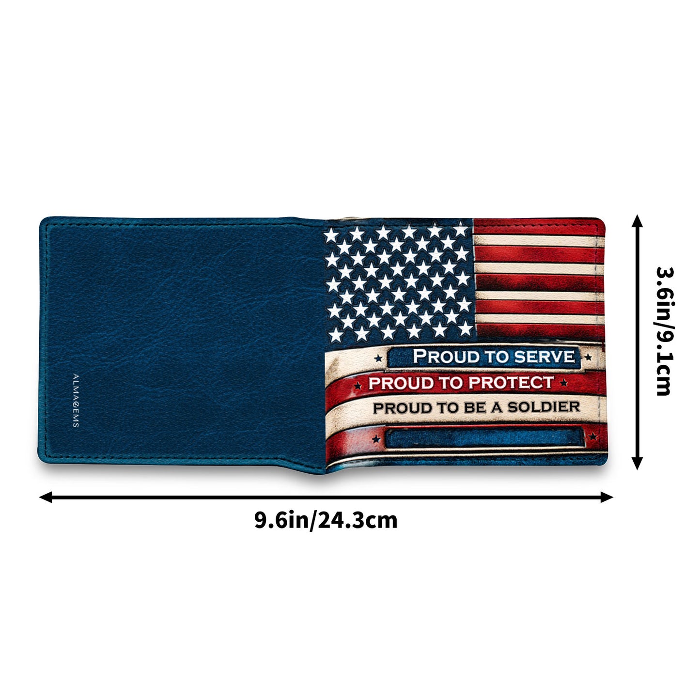 Proud To Be A Soldier - Men's Leather Wallet - IND06