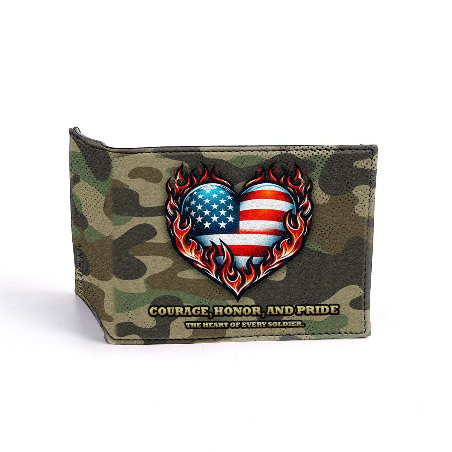 The Heart Of Every Soldier - Men's Leather Wallet - IND07