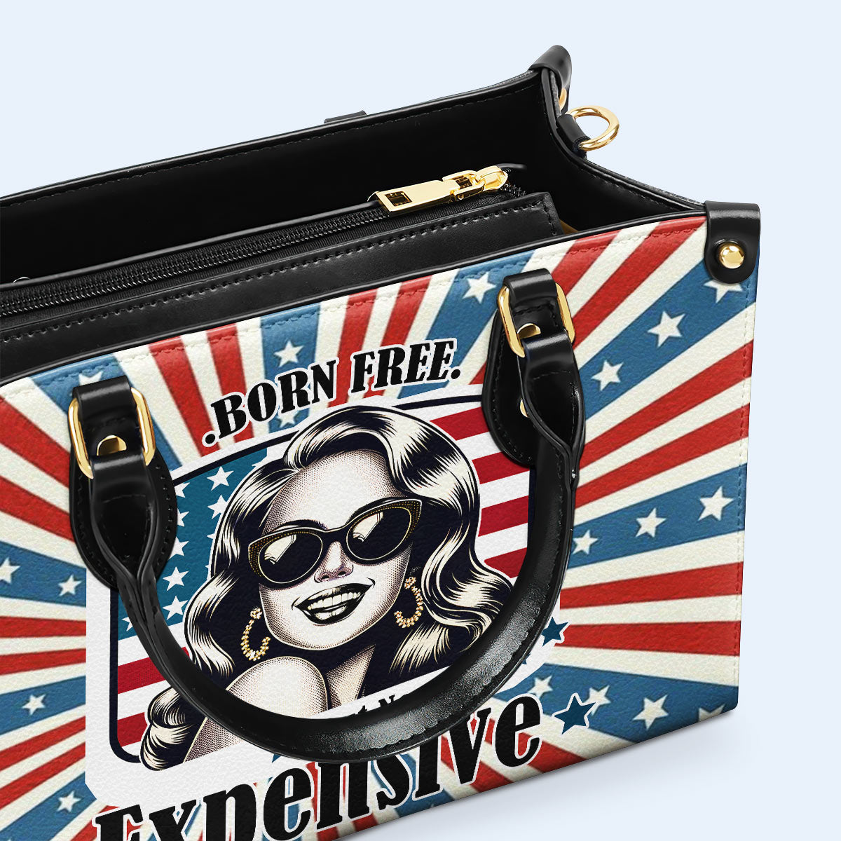 Born Free - Bolso de mano de piel personalizado - IND09