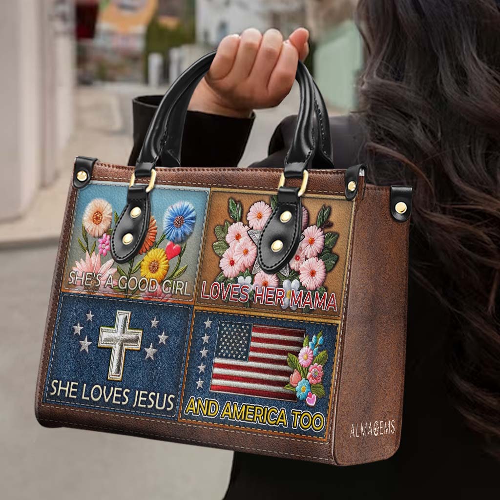 Elle est une bonne fille - Sac à main en cuir - IND14