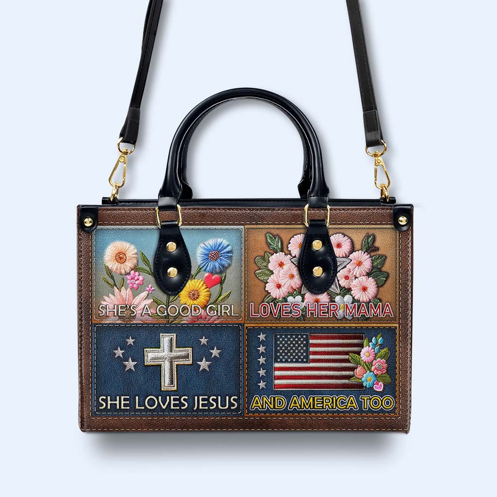 Elle est une bonne fille - Sac à main en cuir - IND14
