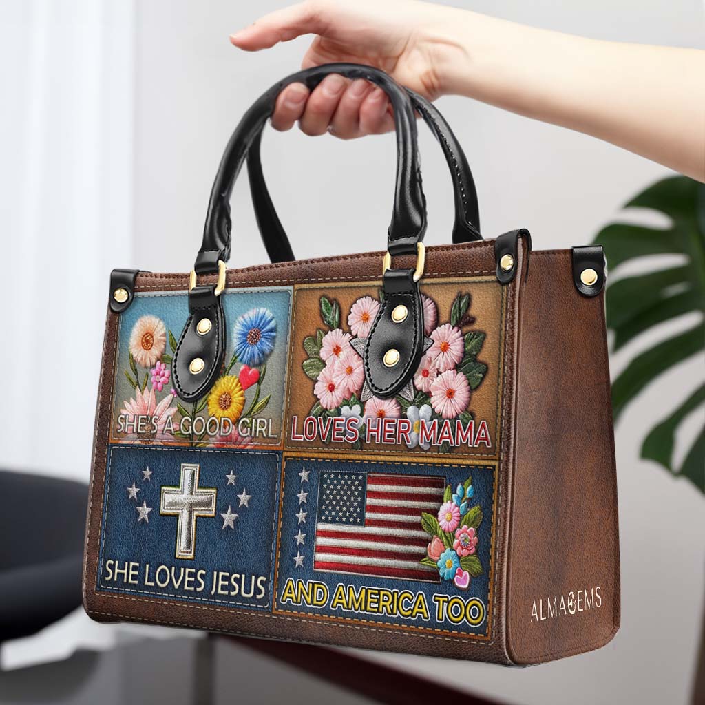 Elle est une bonne fille - Sac à main en cuir - IND14